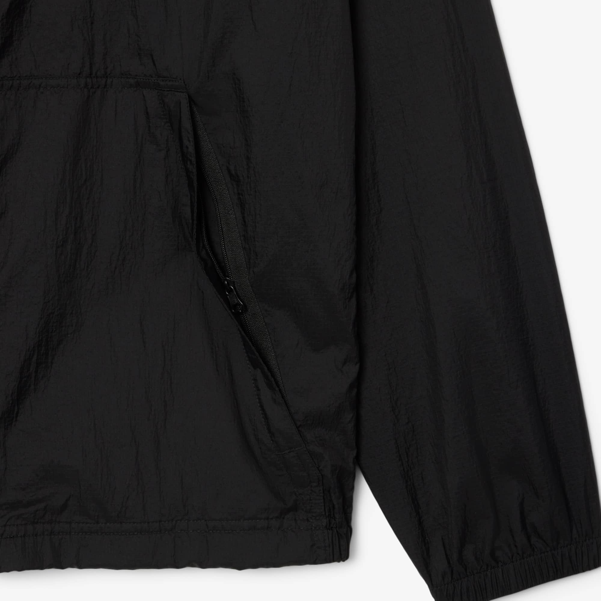Men's Water-Repellent Nylon Jacket - Black