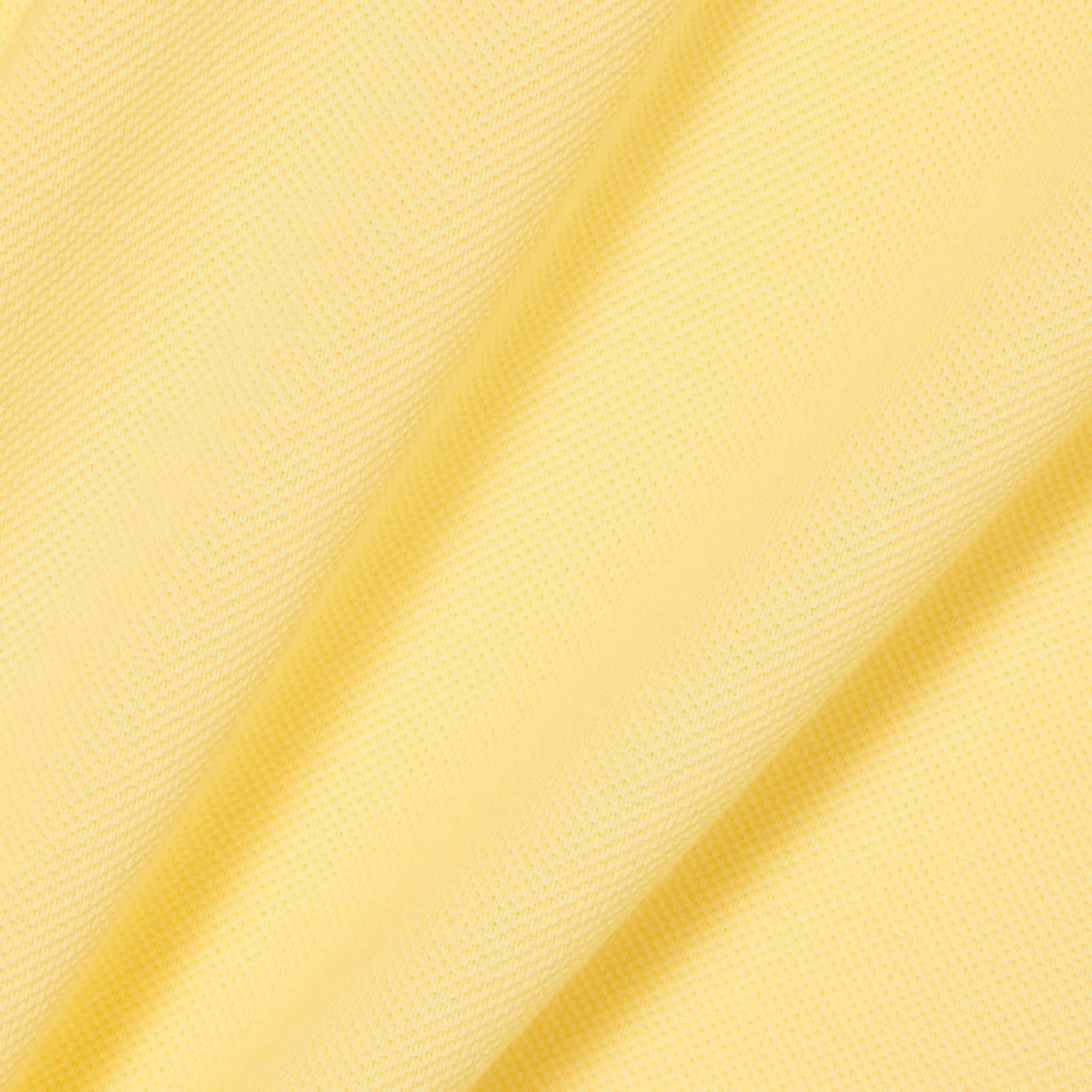 Classic Fit Badge Accent Piqué Polo - Pastel yellow