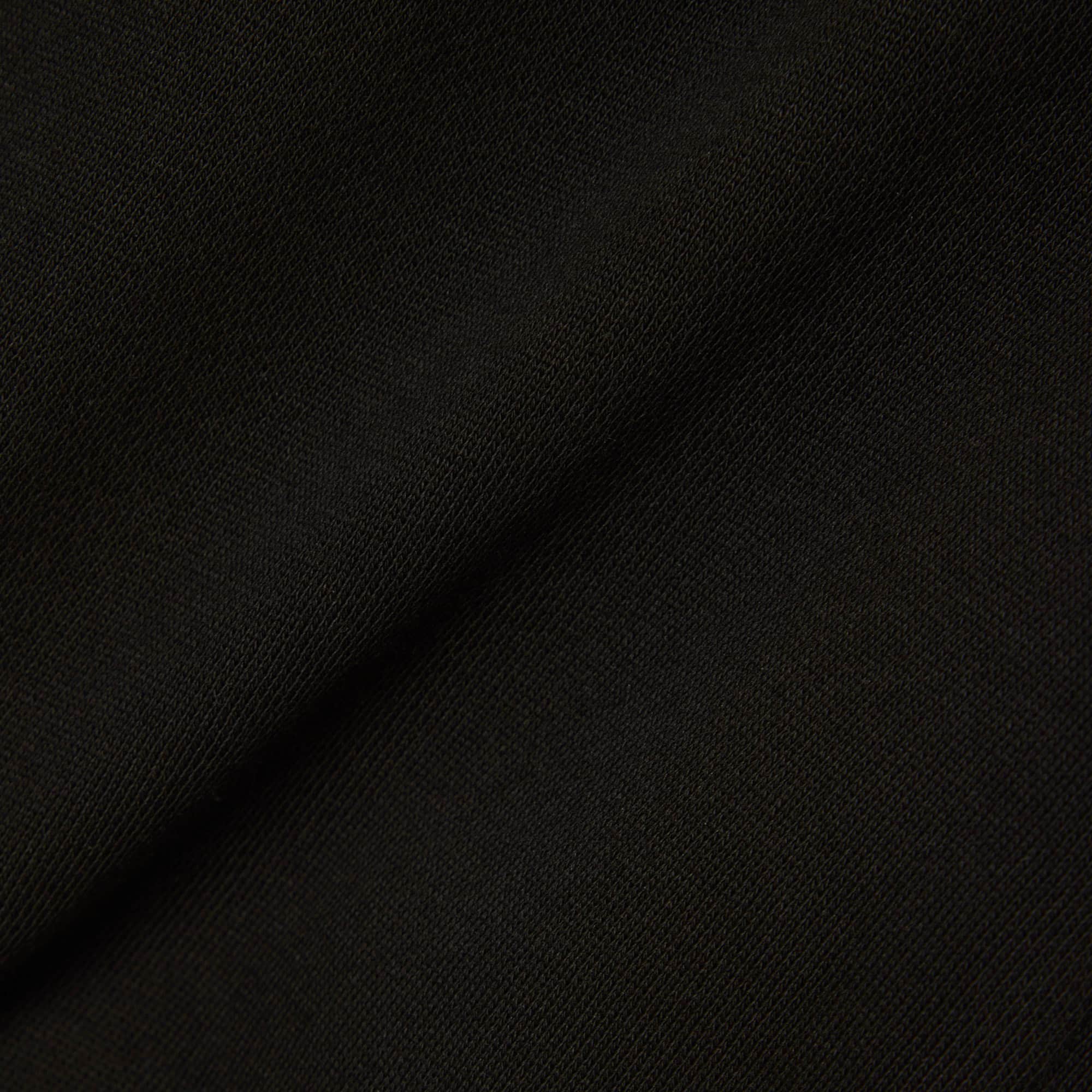 Relaxed Fit Zipped Badge Sweatshirt - Black
