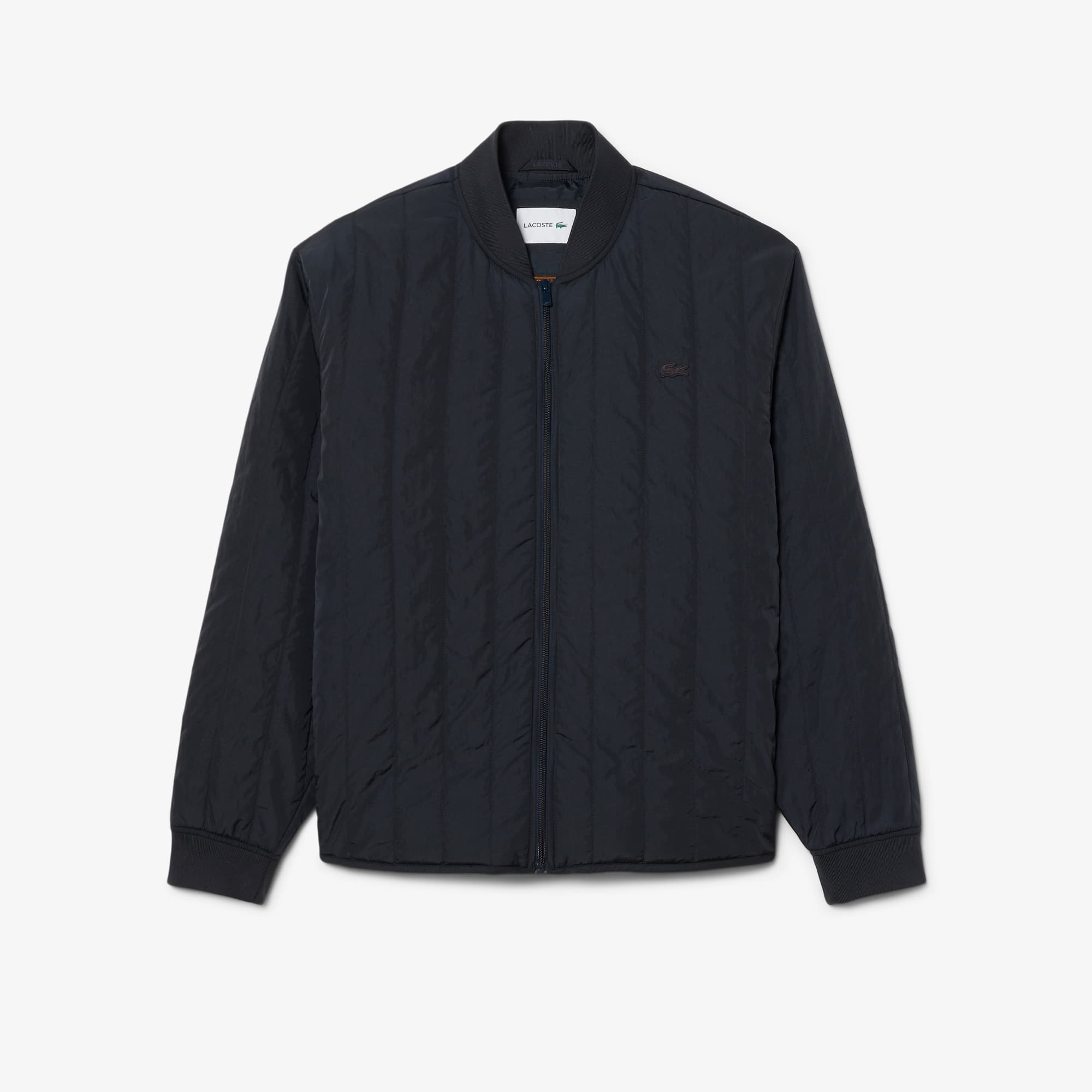Lightweight Water-Repellent Quilted Puffed Jacket - Black