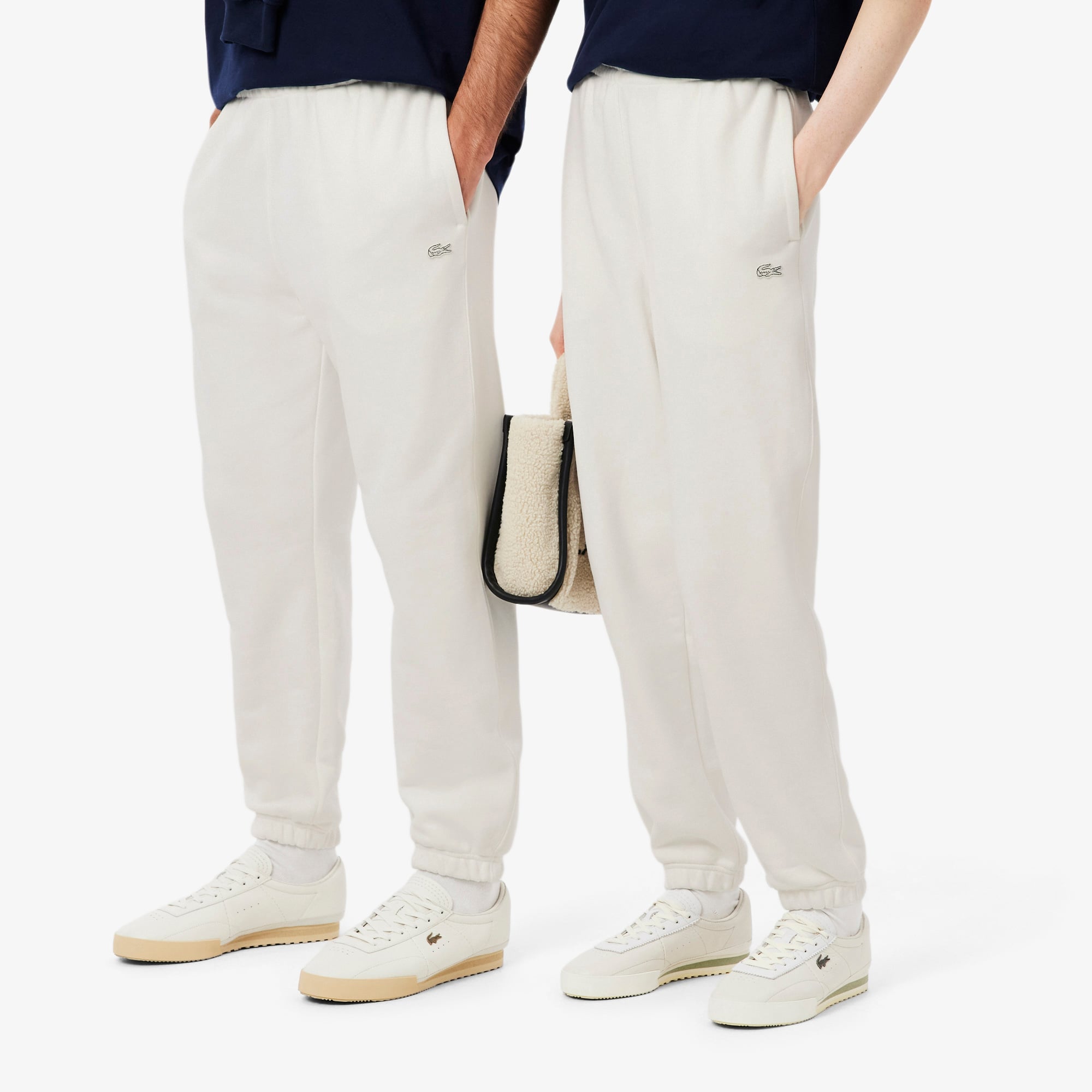 Unisex Fleece Sweatpants - White
