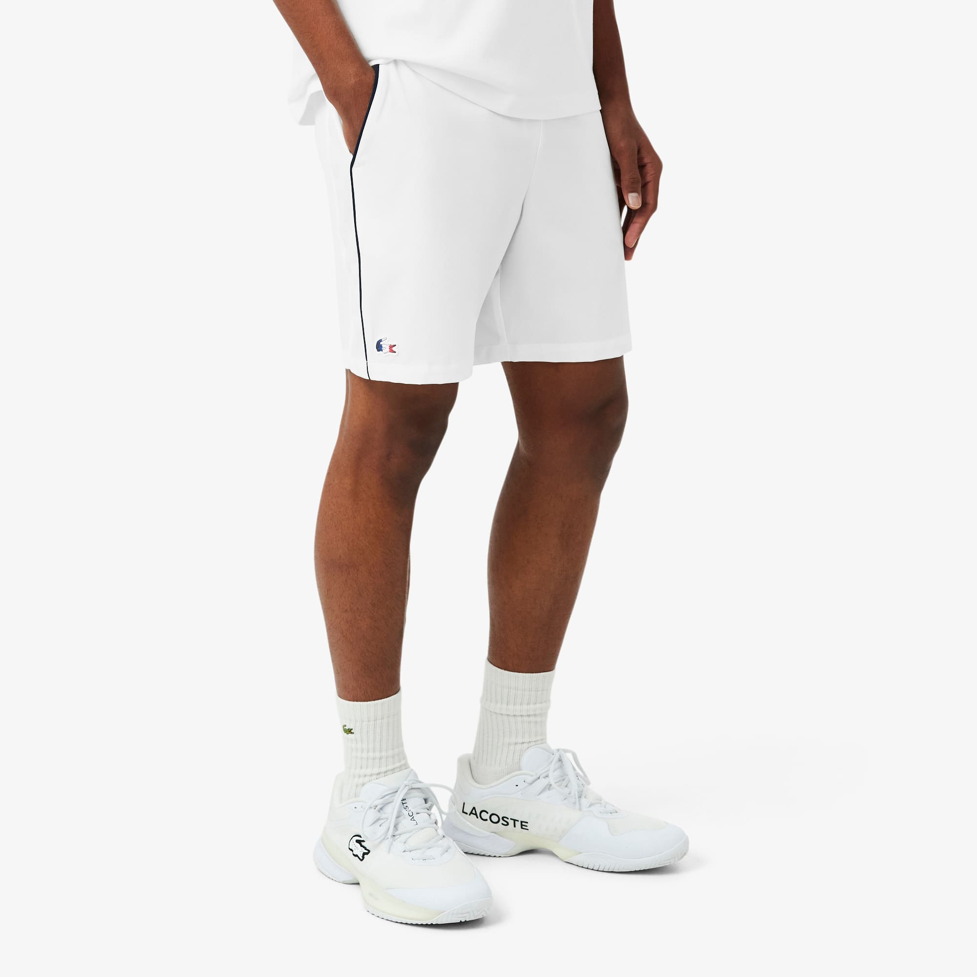 French Tennis Team Shorts - White