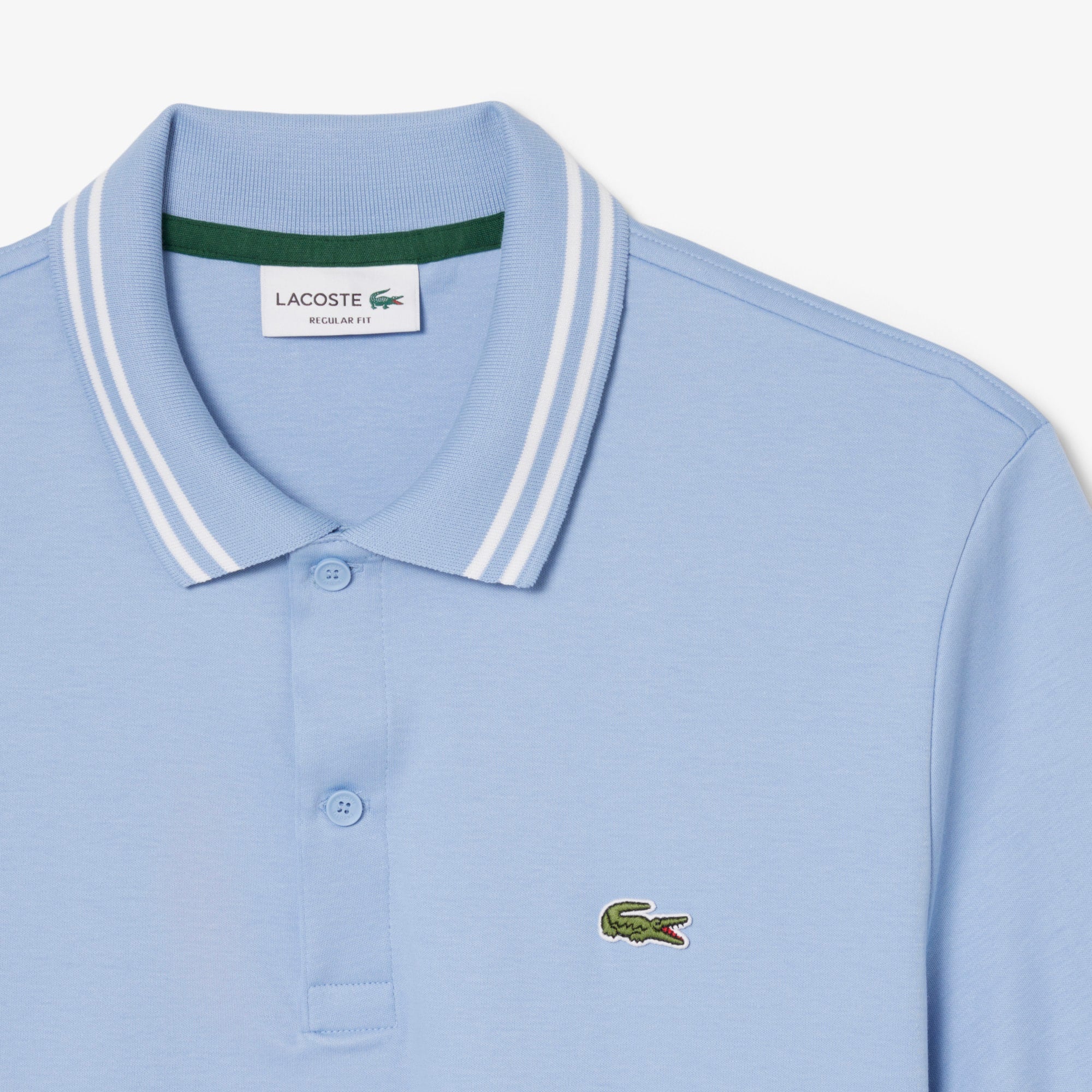 Men's Regular Fit Pima Cotton Polo - Light Blue