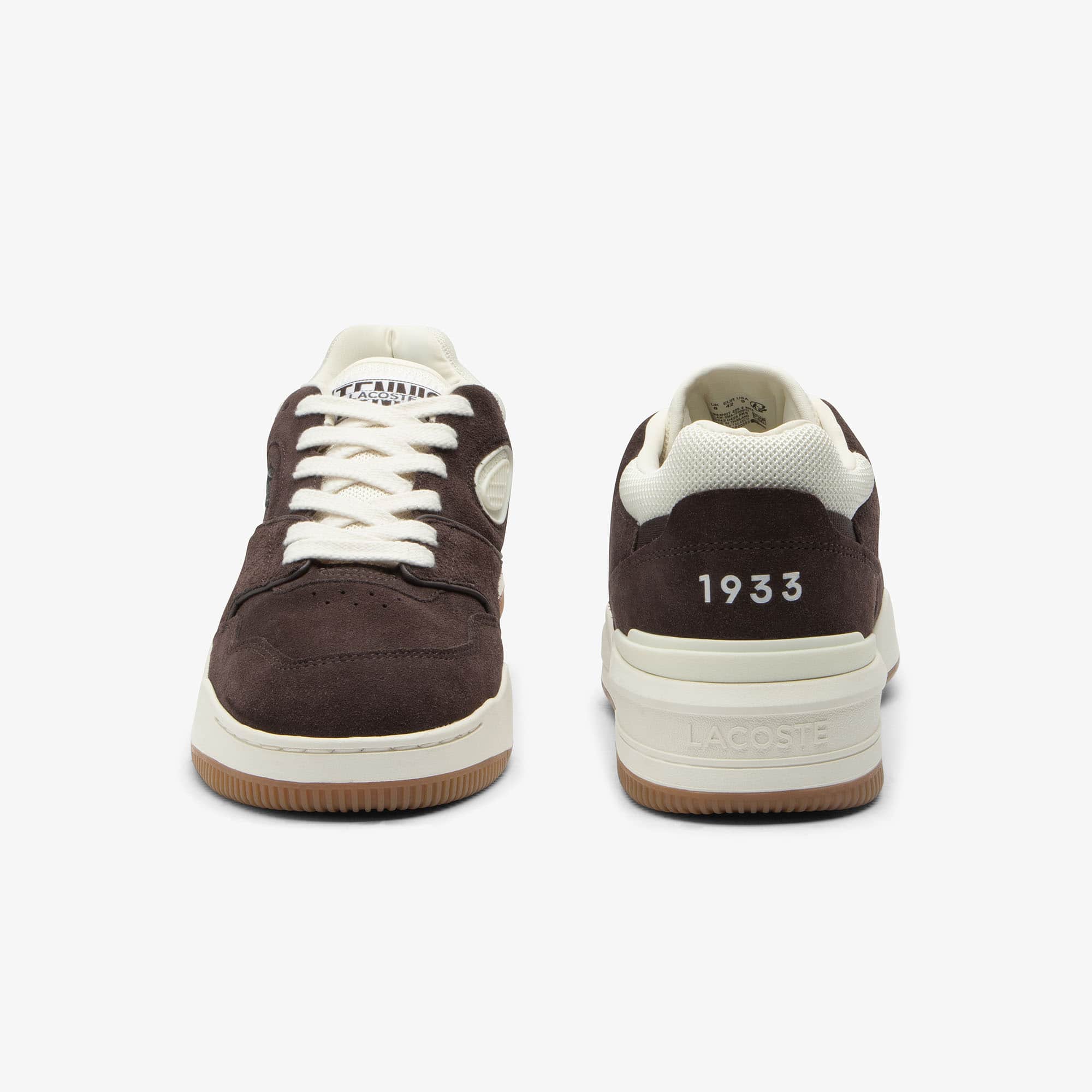Men's Lineshot Suede Sneakers - DK BRW/GUM