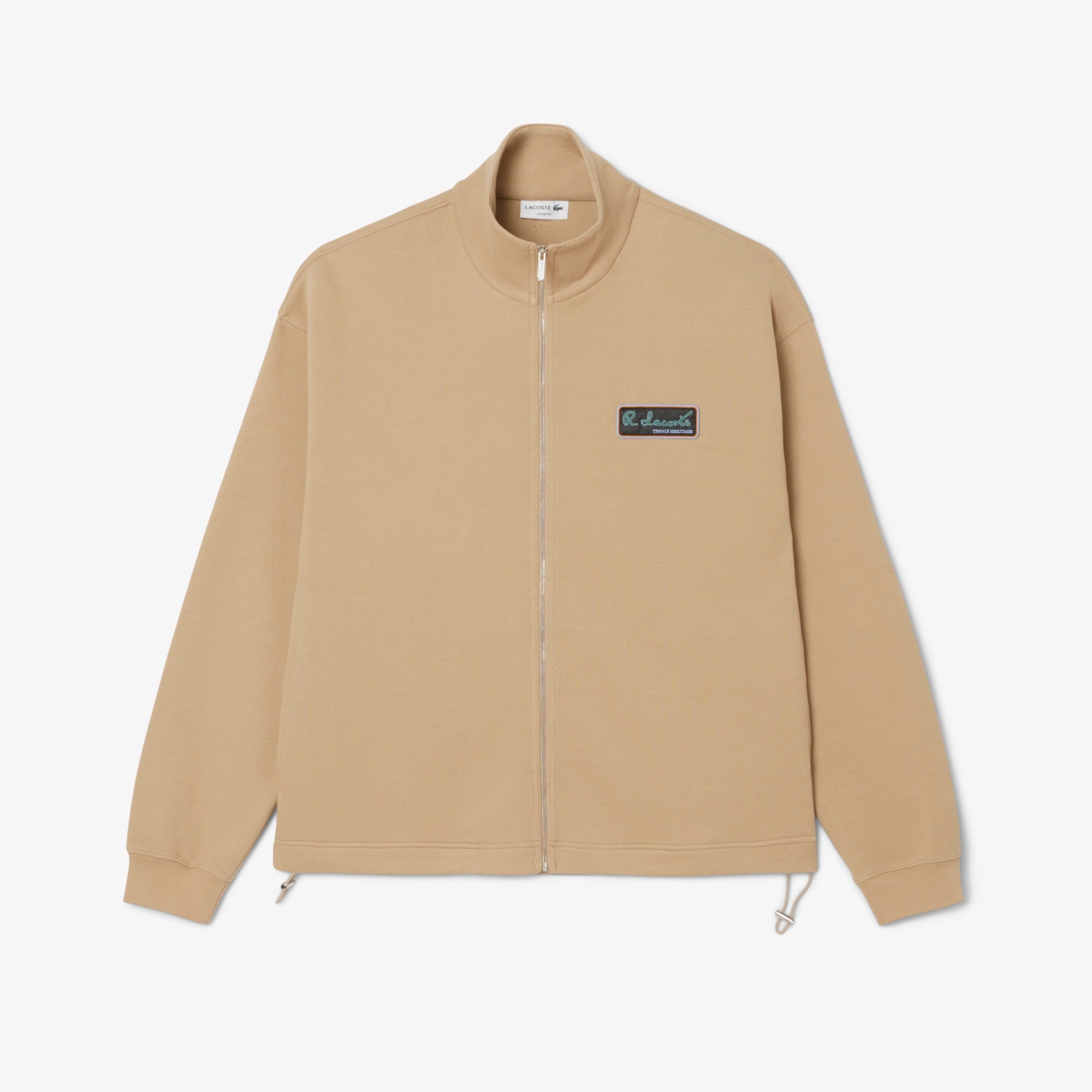 Men's Loose Fit Signature Badge Sweatshirt - Beige