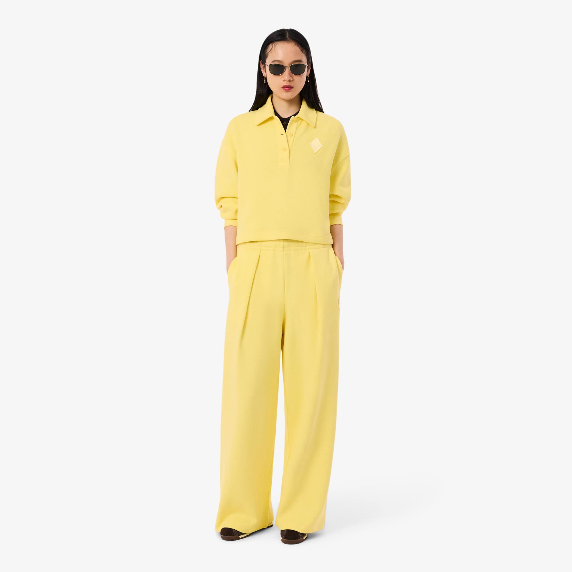 Wide Fit Sweatpants - Blanc