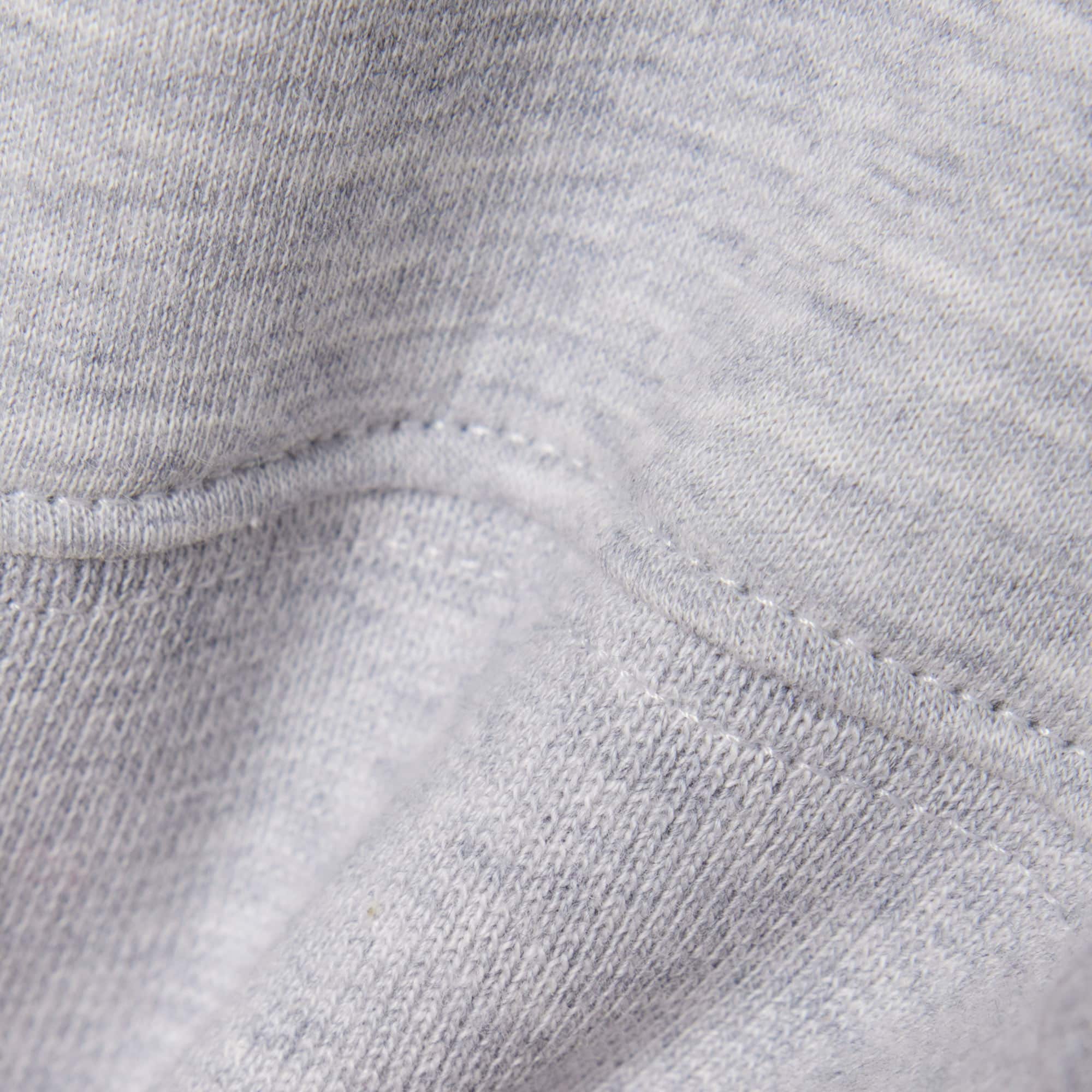 Regular Fit Short Sleeved Sweatshirt - Grey Chine