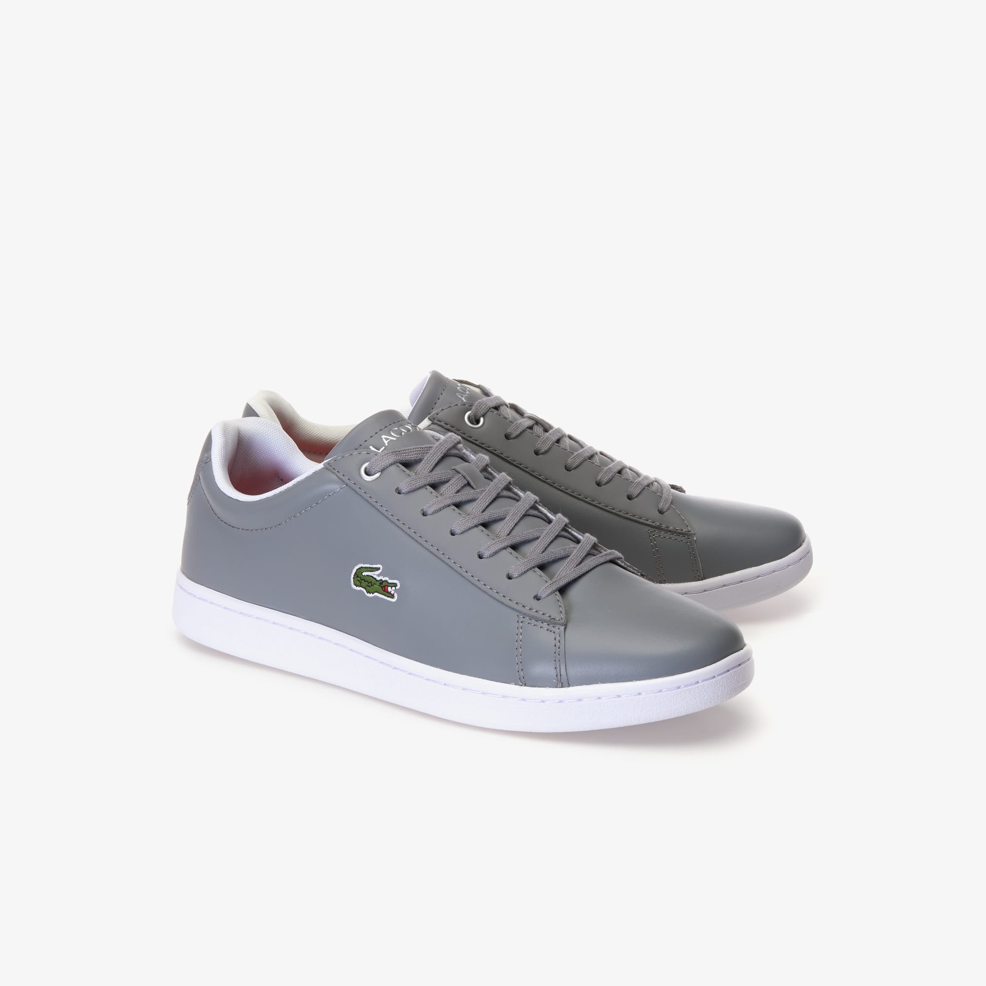 Men's Hydez Leather Sneakers - GREY/WHITE