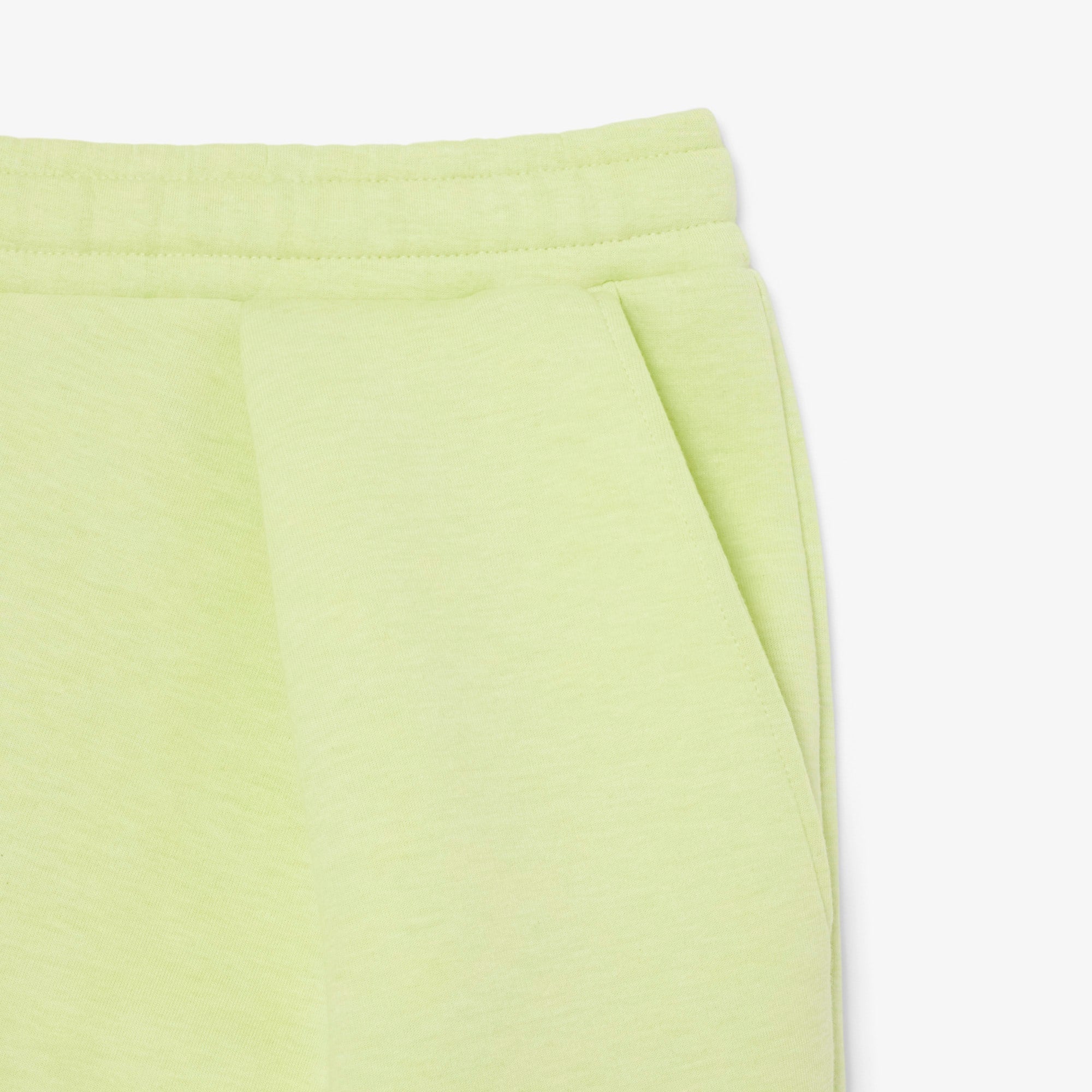 Pleated Cotton Shorts - Vert Clair