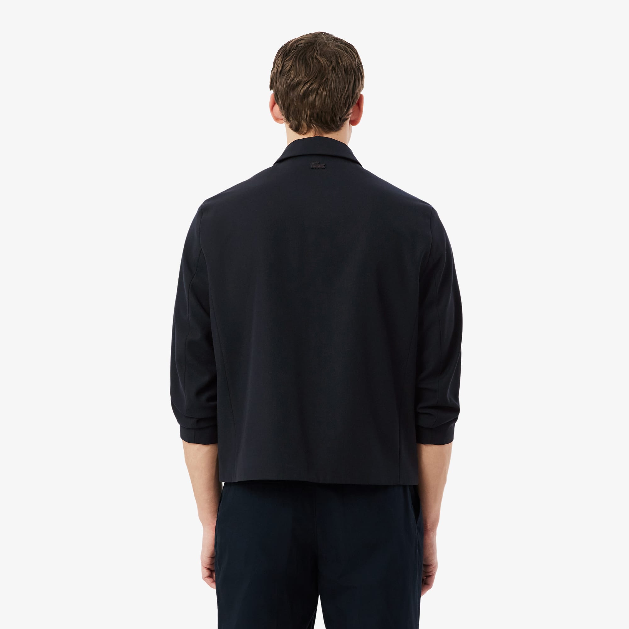 Wool blend Twill Jacket - Black