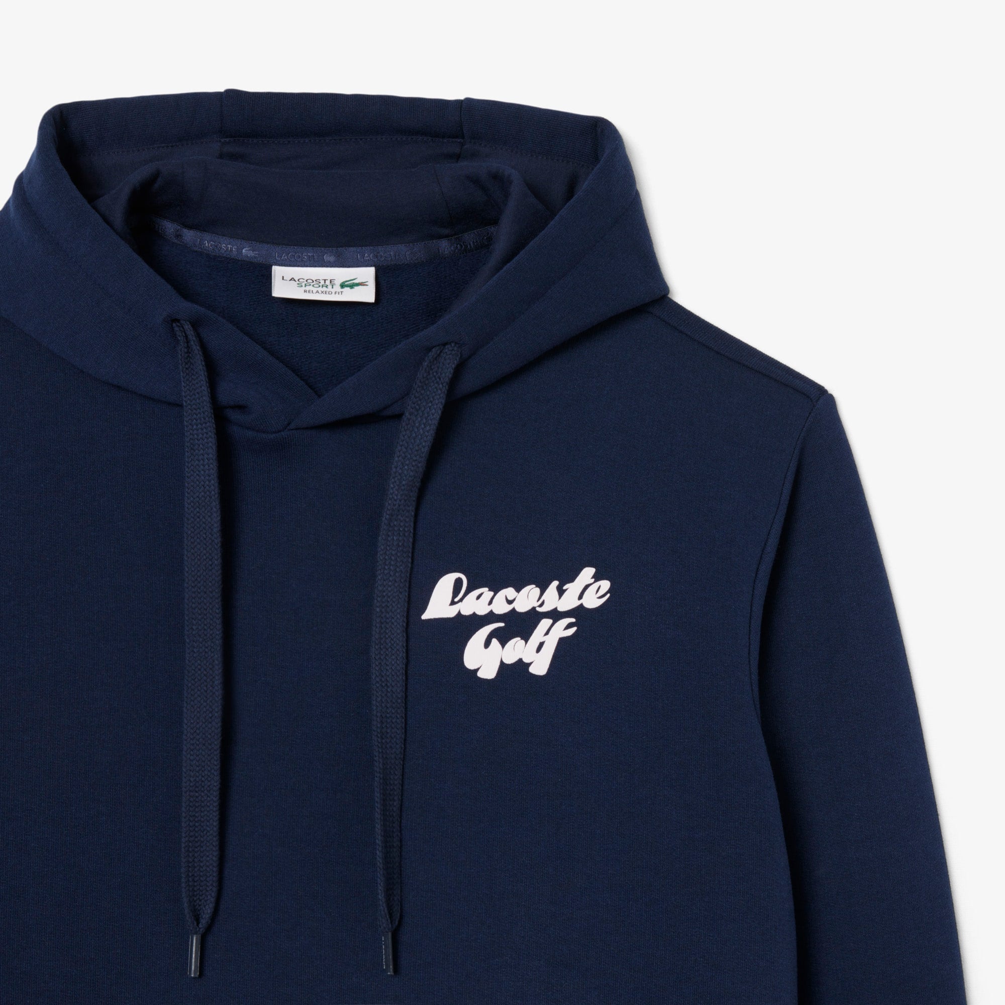 Men's Printed Fleece Golf Hoodie - Navy Blue
