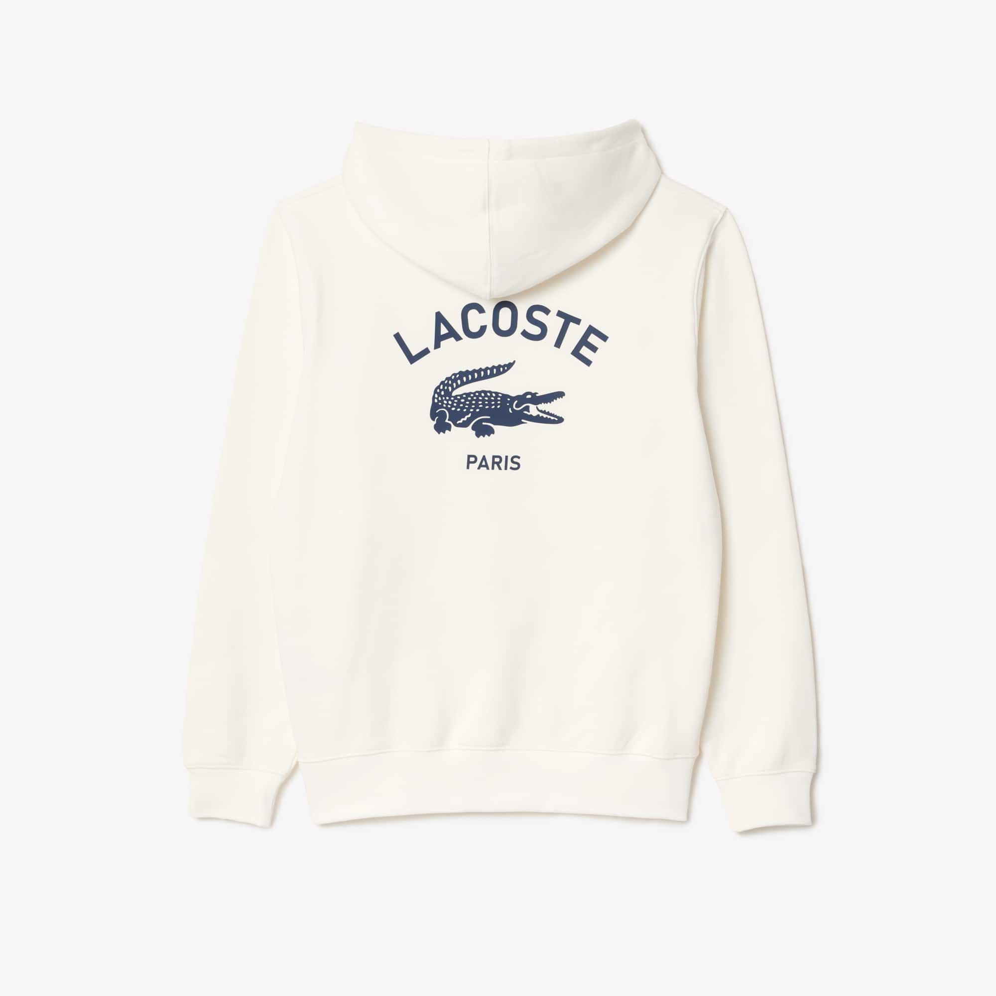 Unisex Print Hoodie - White