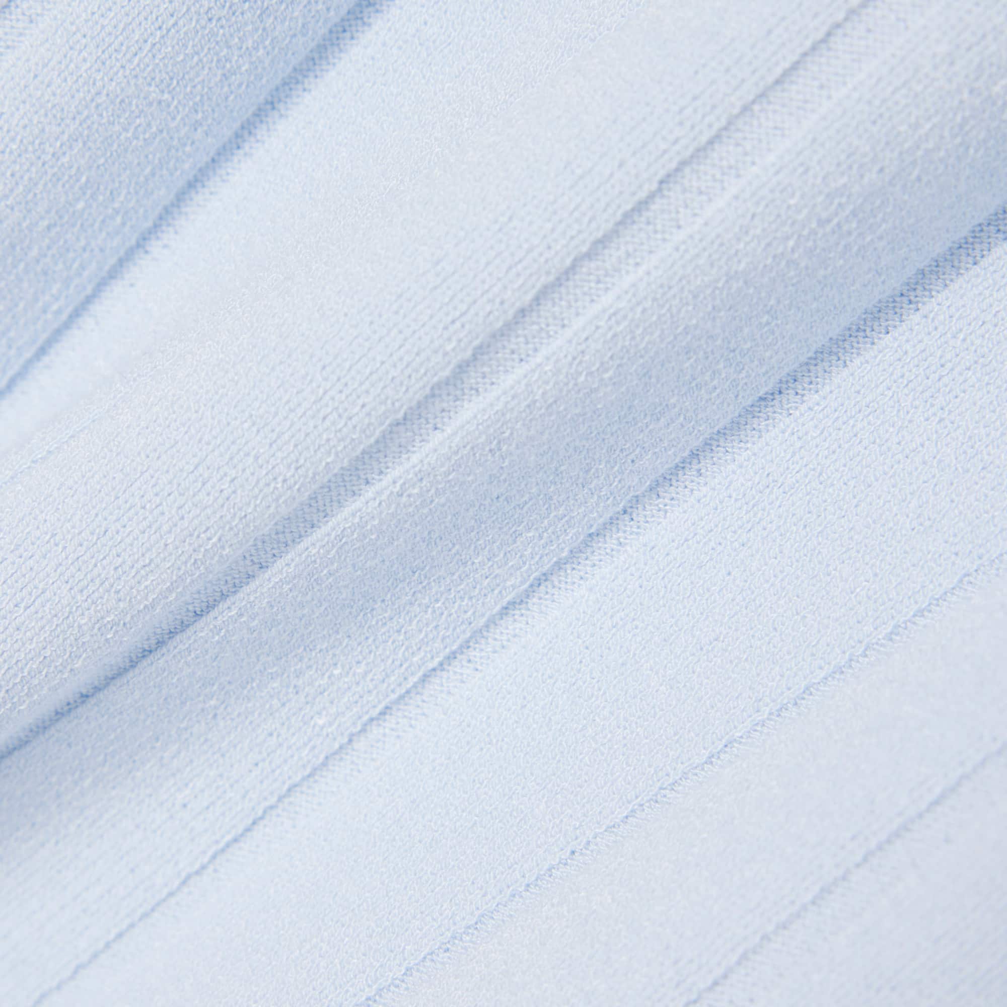 Women's Polo Collar Stretch Golf Sweater - Bleu Clair / Blanc
