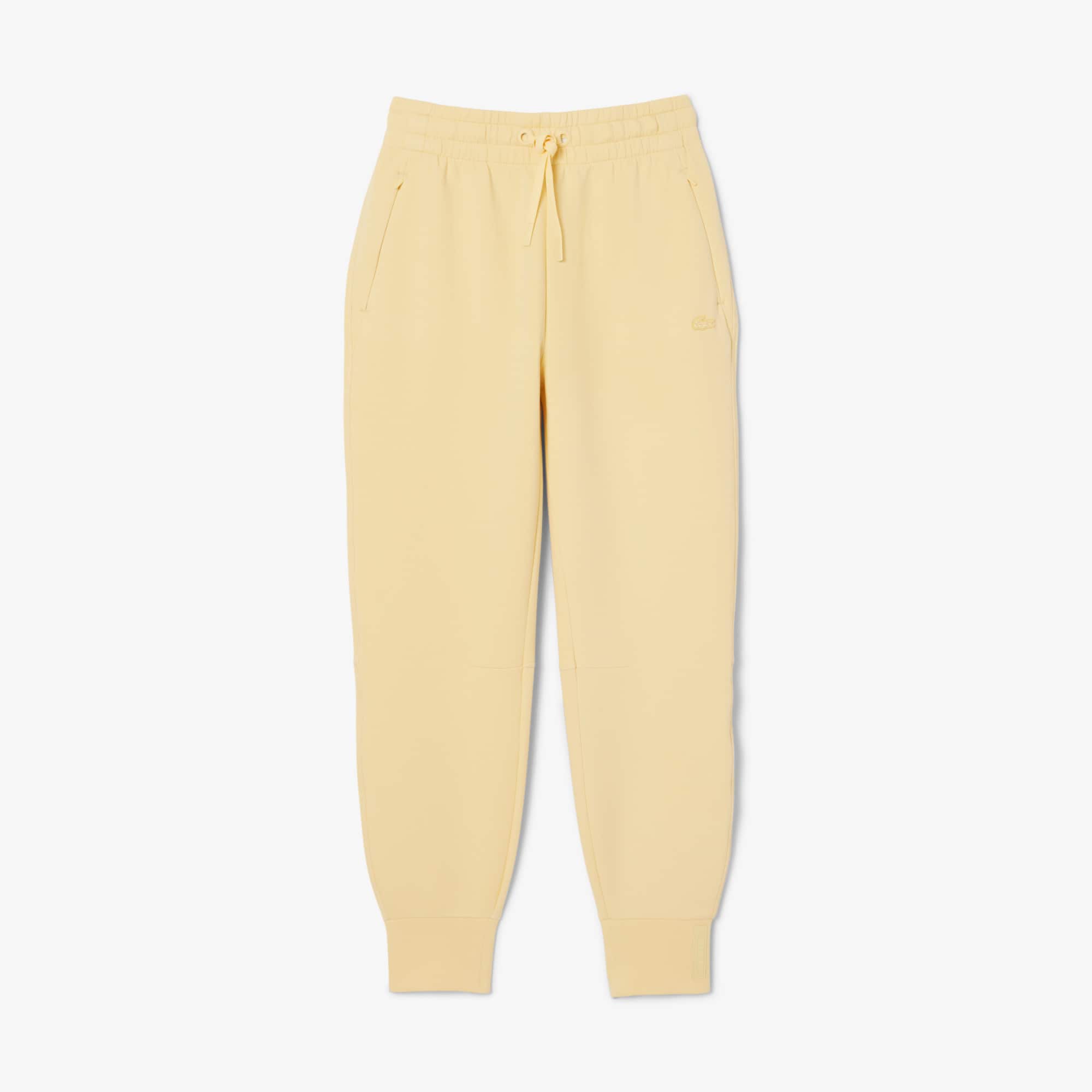 Women's Cotton Sweatpants - Yellow