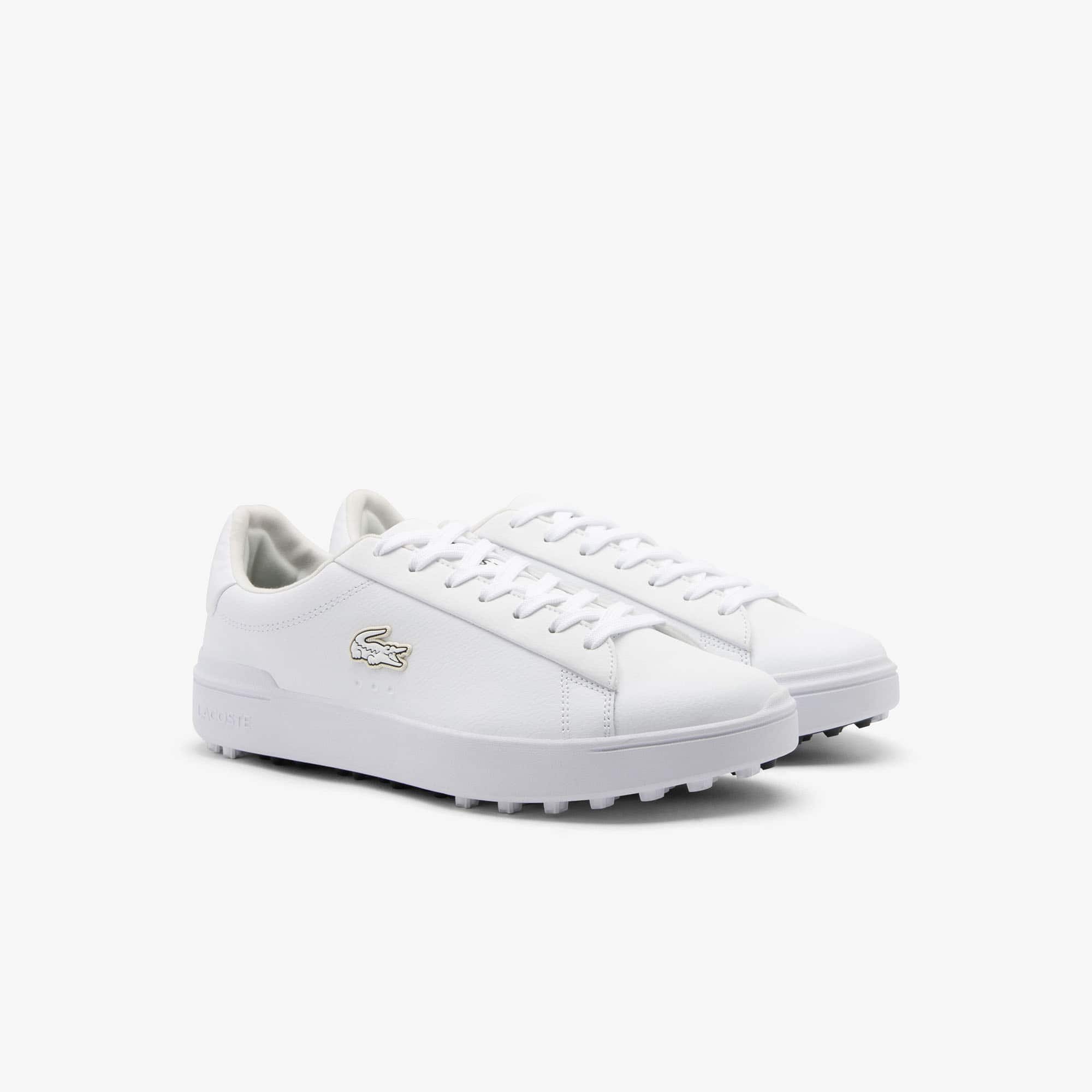 Men's Carnaby Golf Leather Golf Shoes - WHITE/WHITE