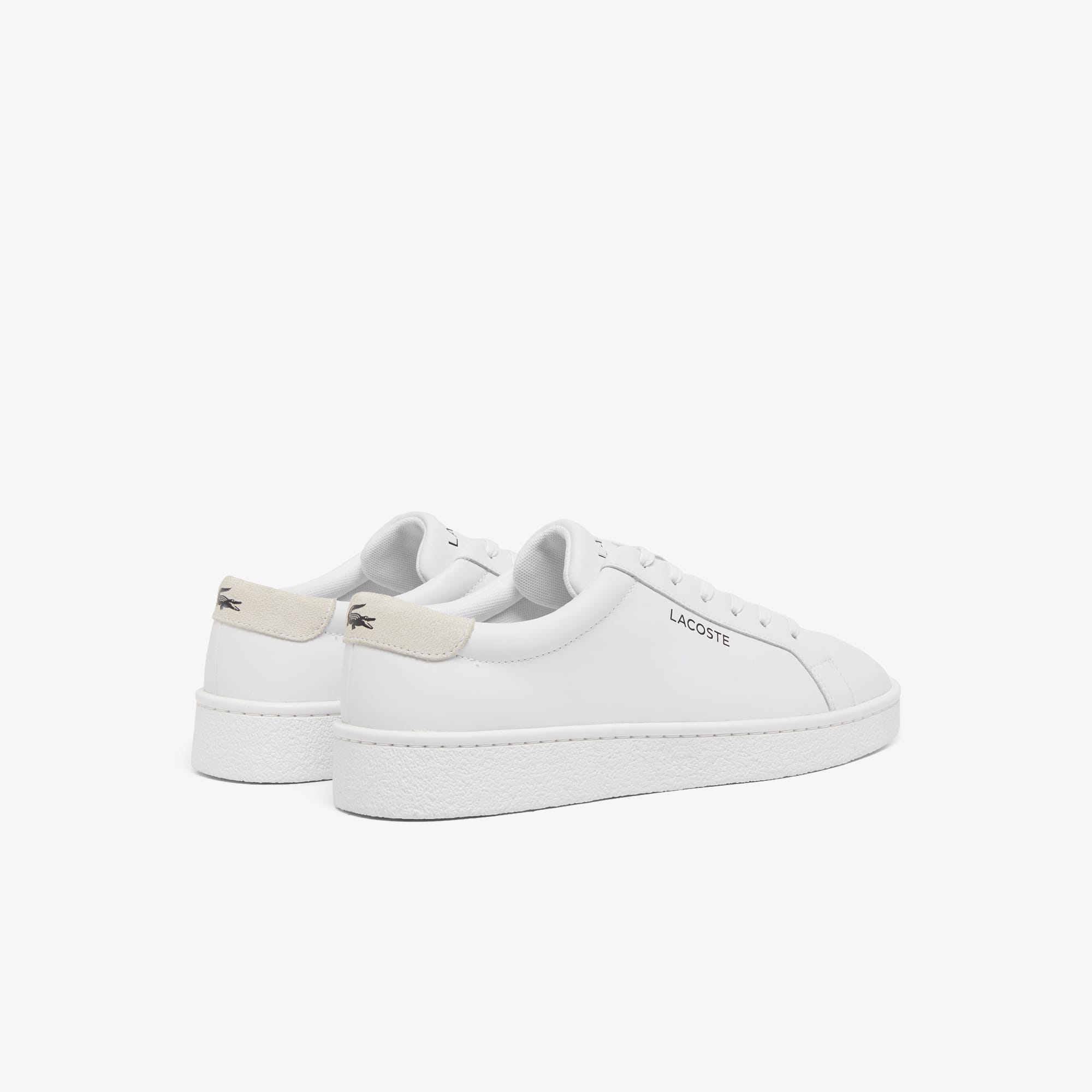 Men's Courtderby Leather Sneakers - WHITE/WHITE