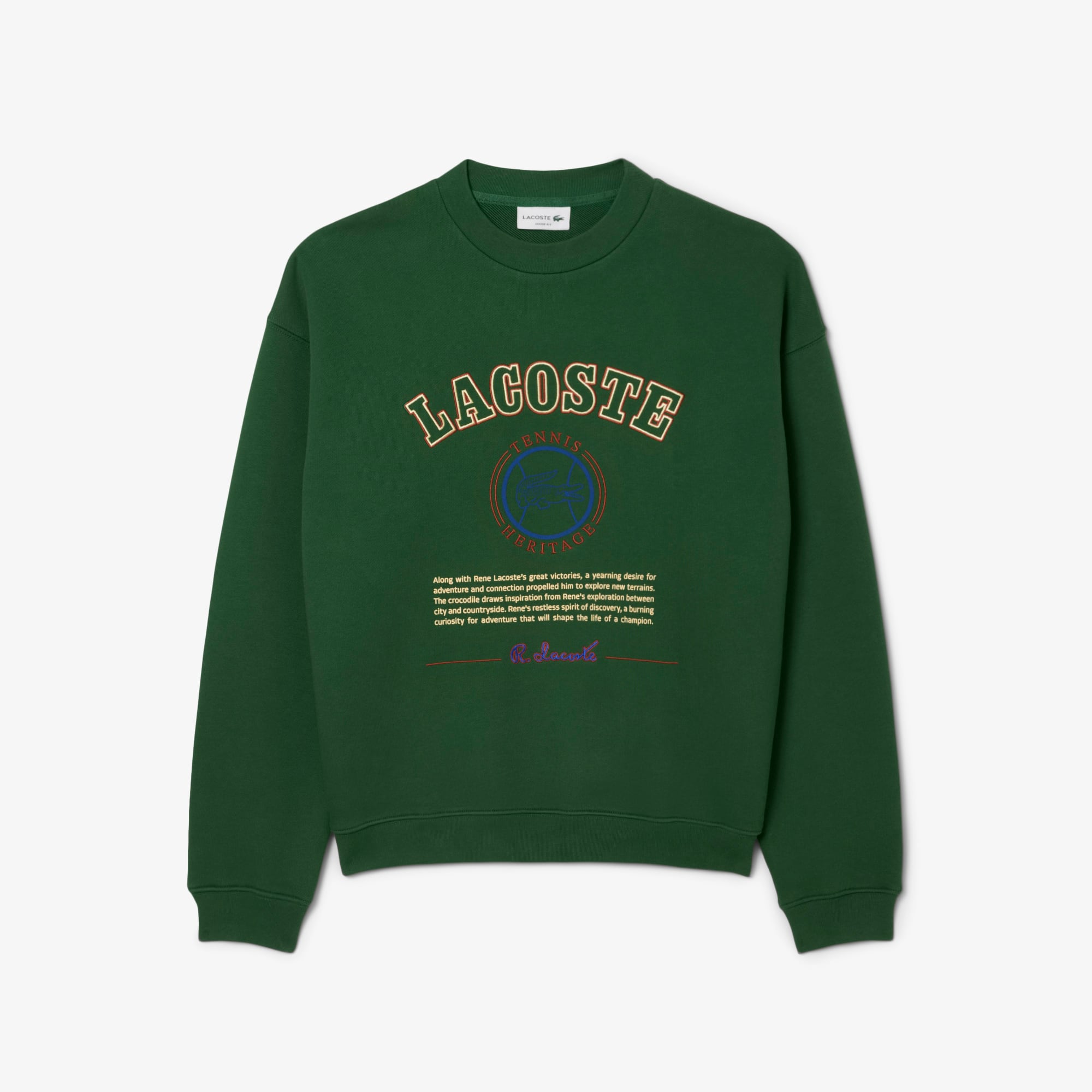 Men's Heritage Embroidery Fleece Sweatshirt - Pine green