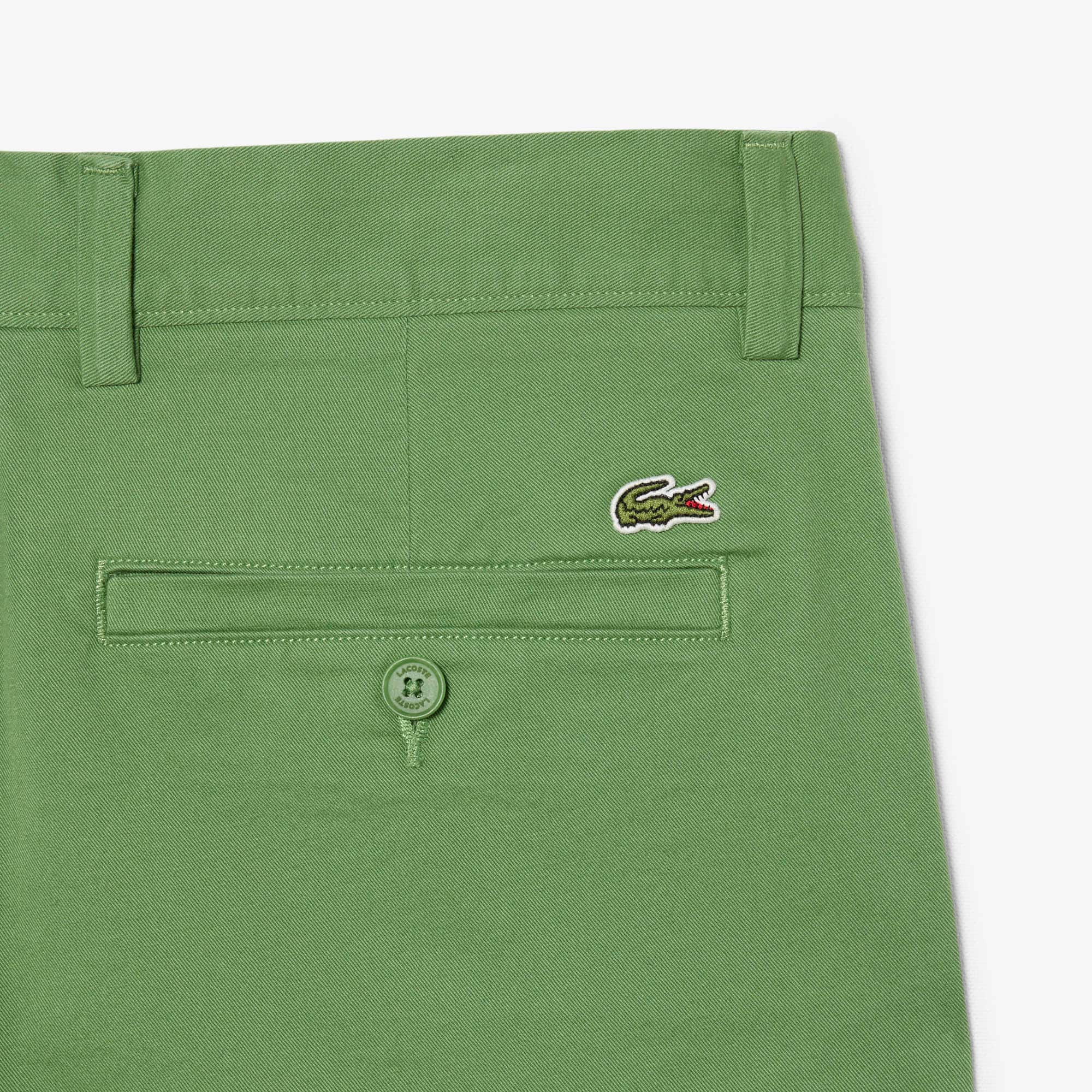 Stretch Twill Chino Shorts - Green