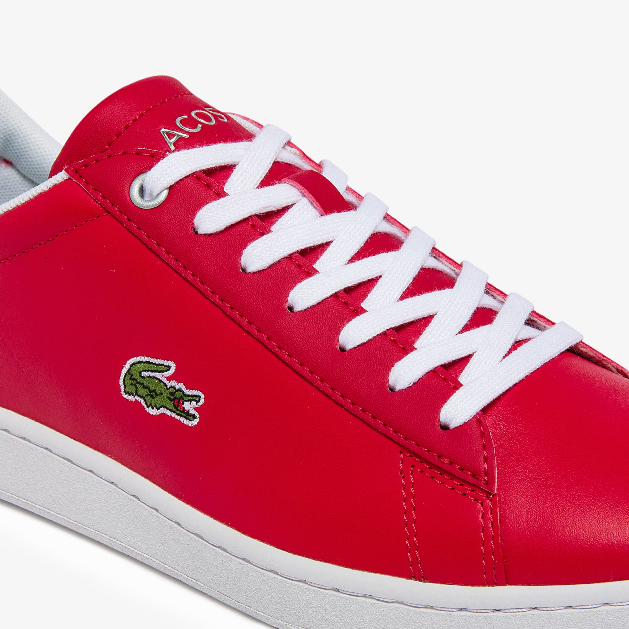 Men's Hydez Leather Sneakers - RED/WHITE