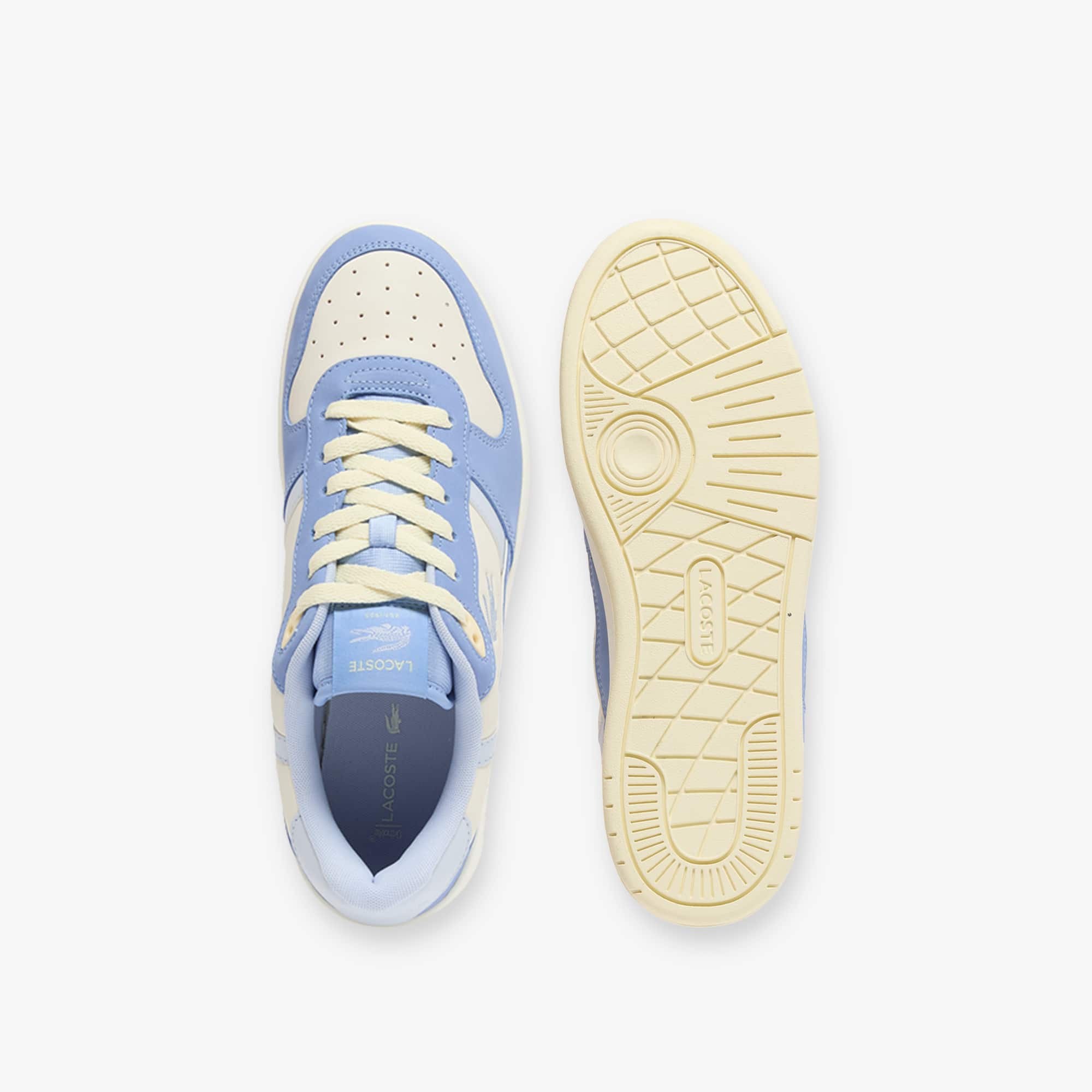 Men's T-Clip Set Leather Sneakers - BLU/LT BLU