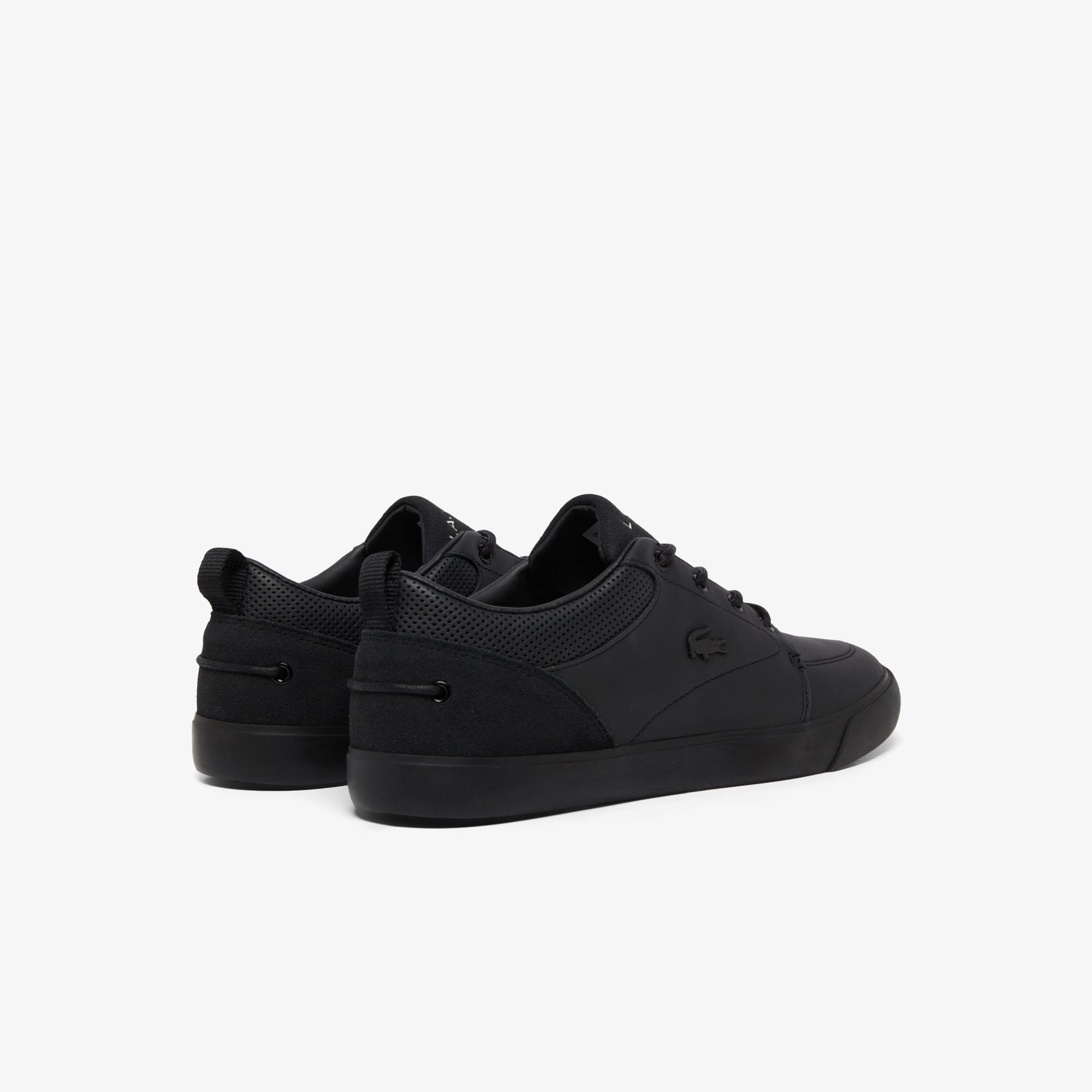 Men's Bayliss Leather Sneakers - BLK/BLK
