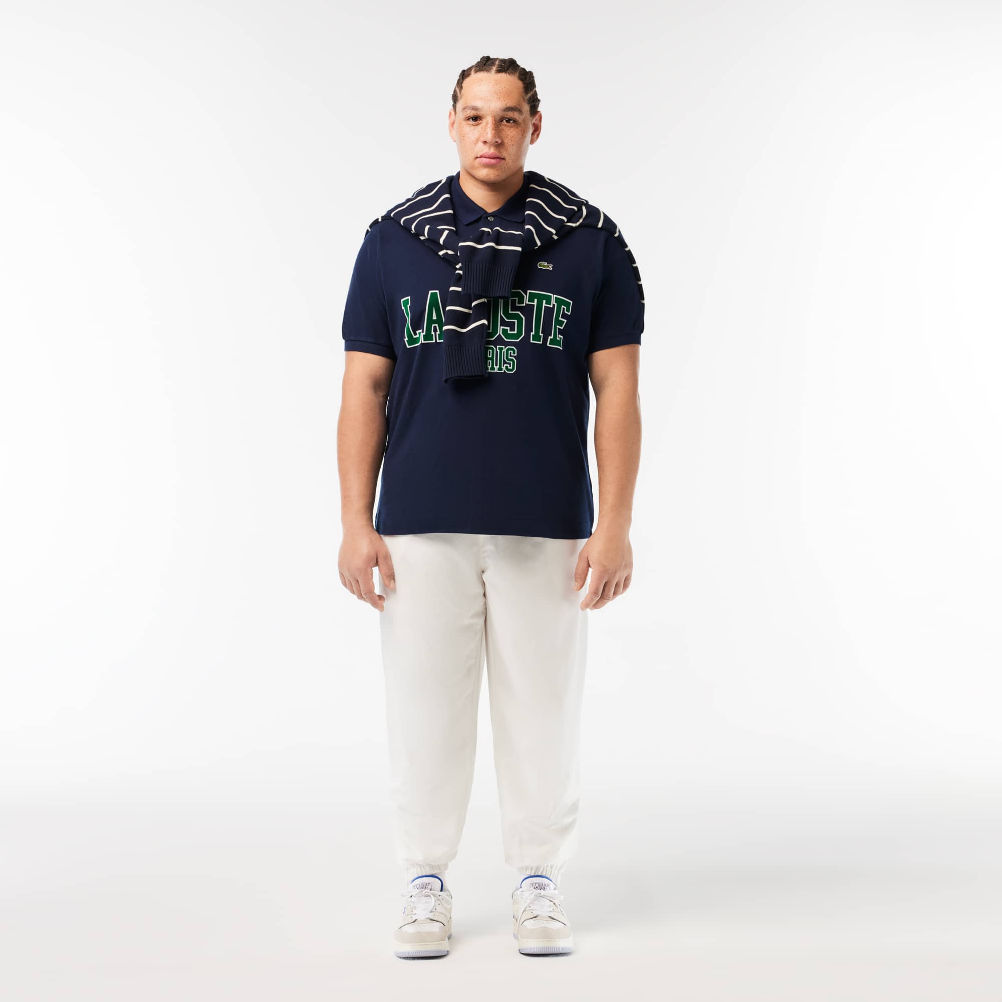 Men's Classic Fit Petit Piqué Polo - Navy Blue