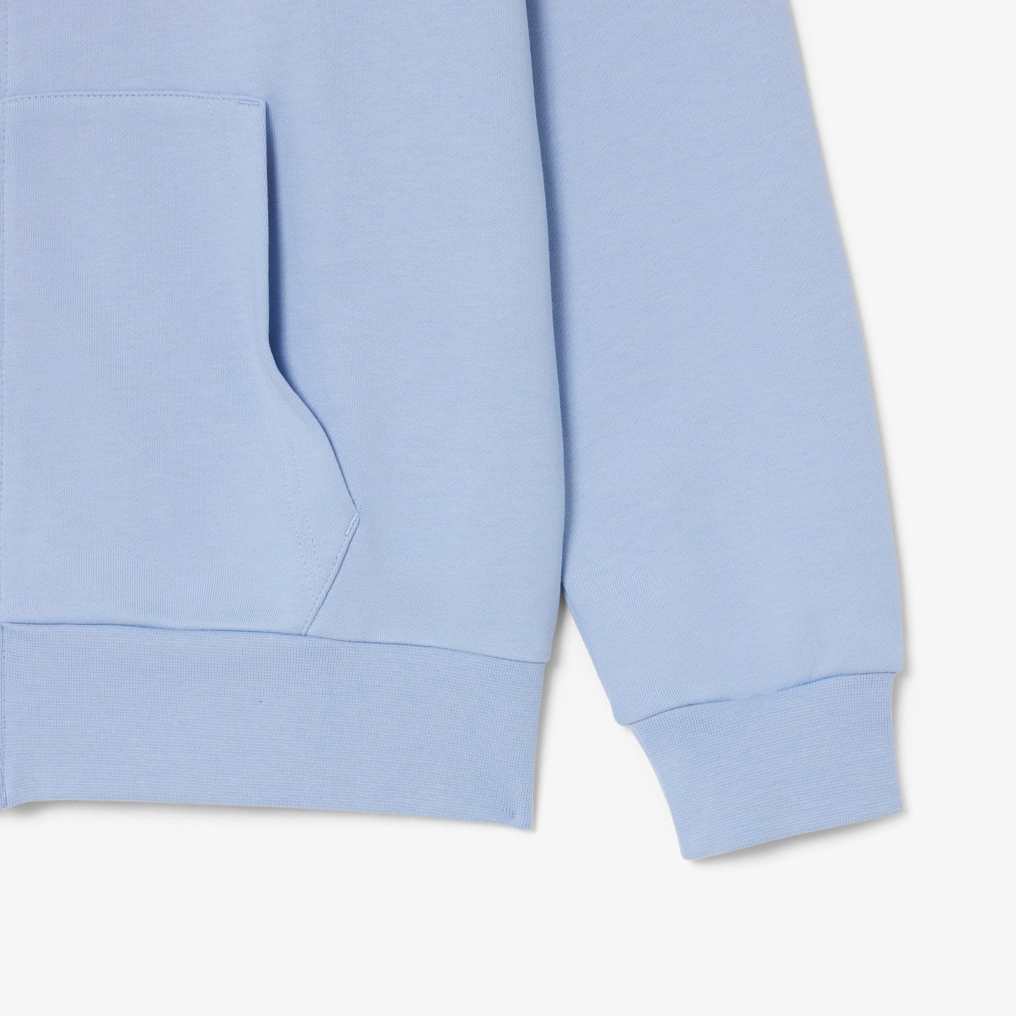 Men's Classic Fit Zip-Up Fleece Sweatshirt - Light Blue