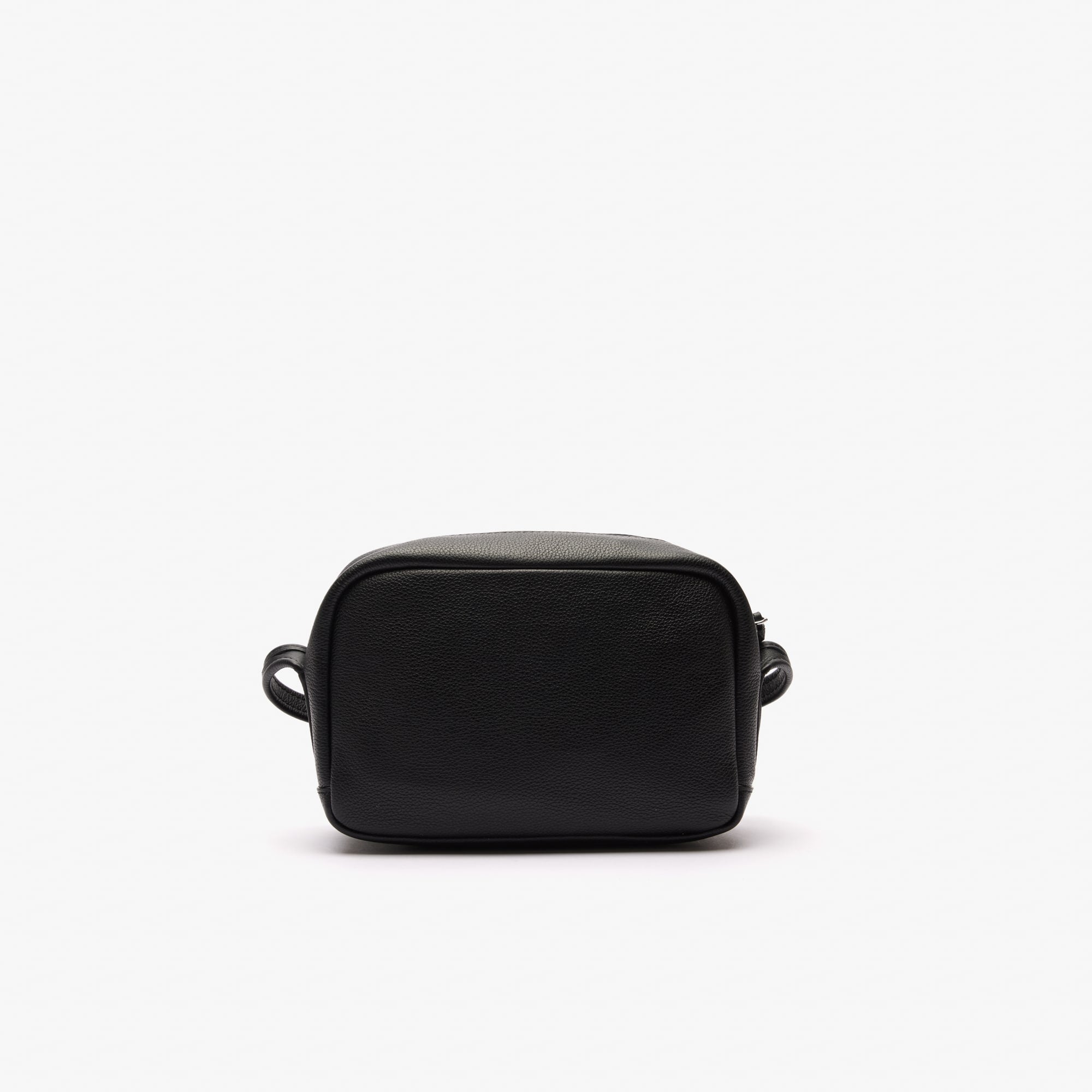 City Court Grain Leather Shoulder Bag - Black