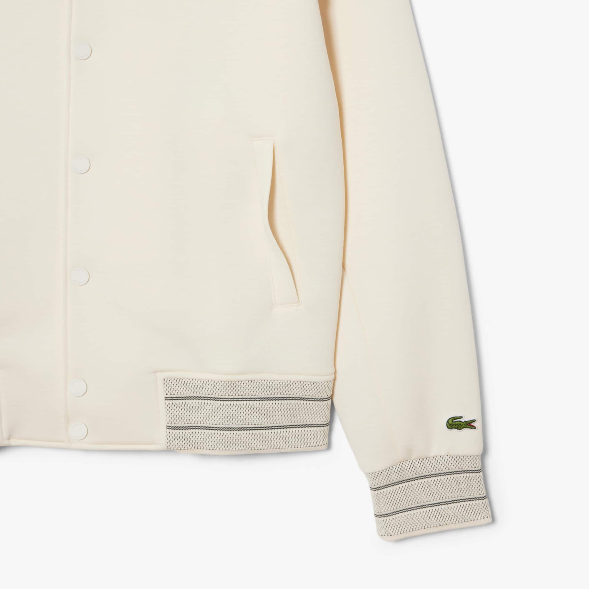 Made In France Retro Badge Jacket - Cream