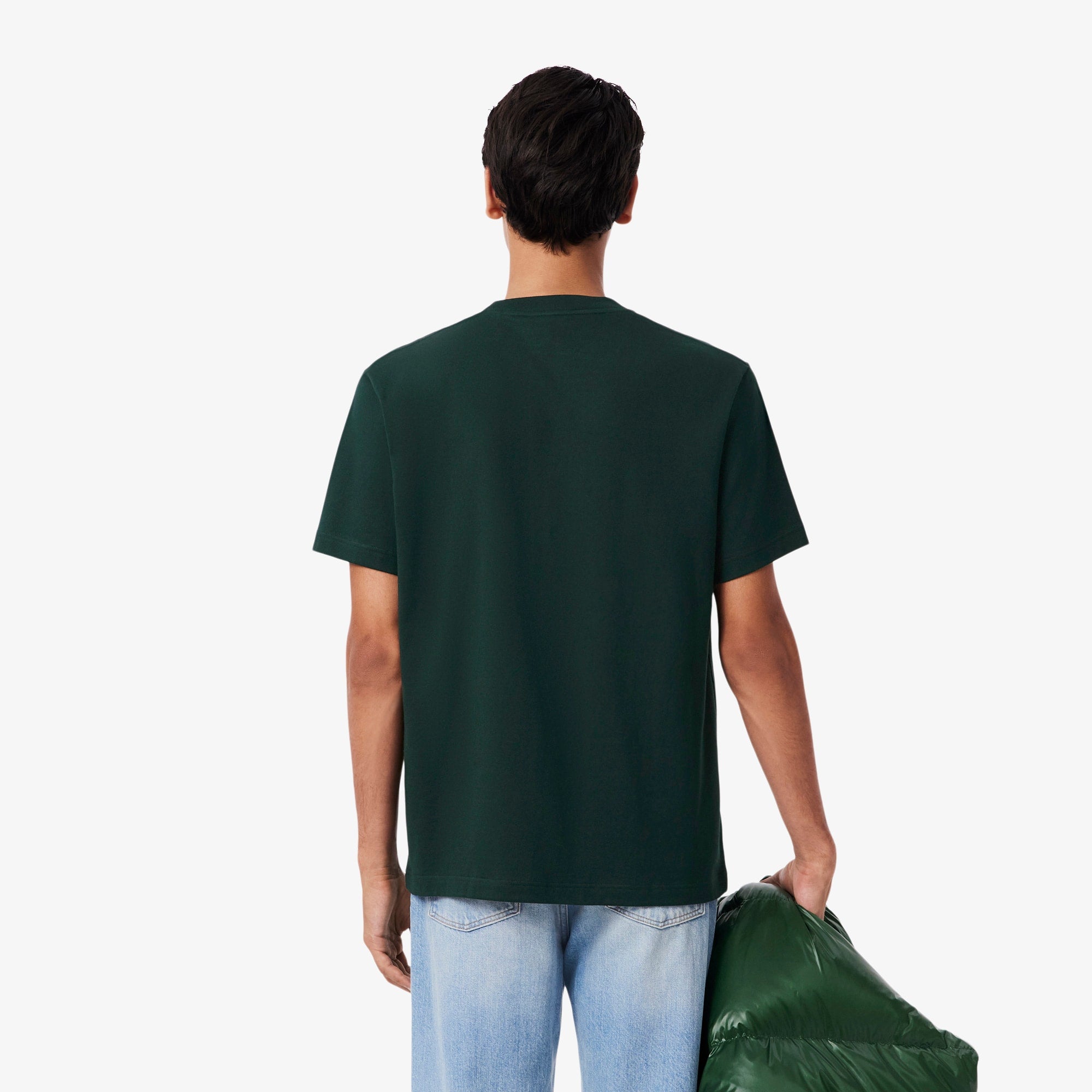 Men's Heavy Jersey Landscape T-Shirt - Forest green