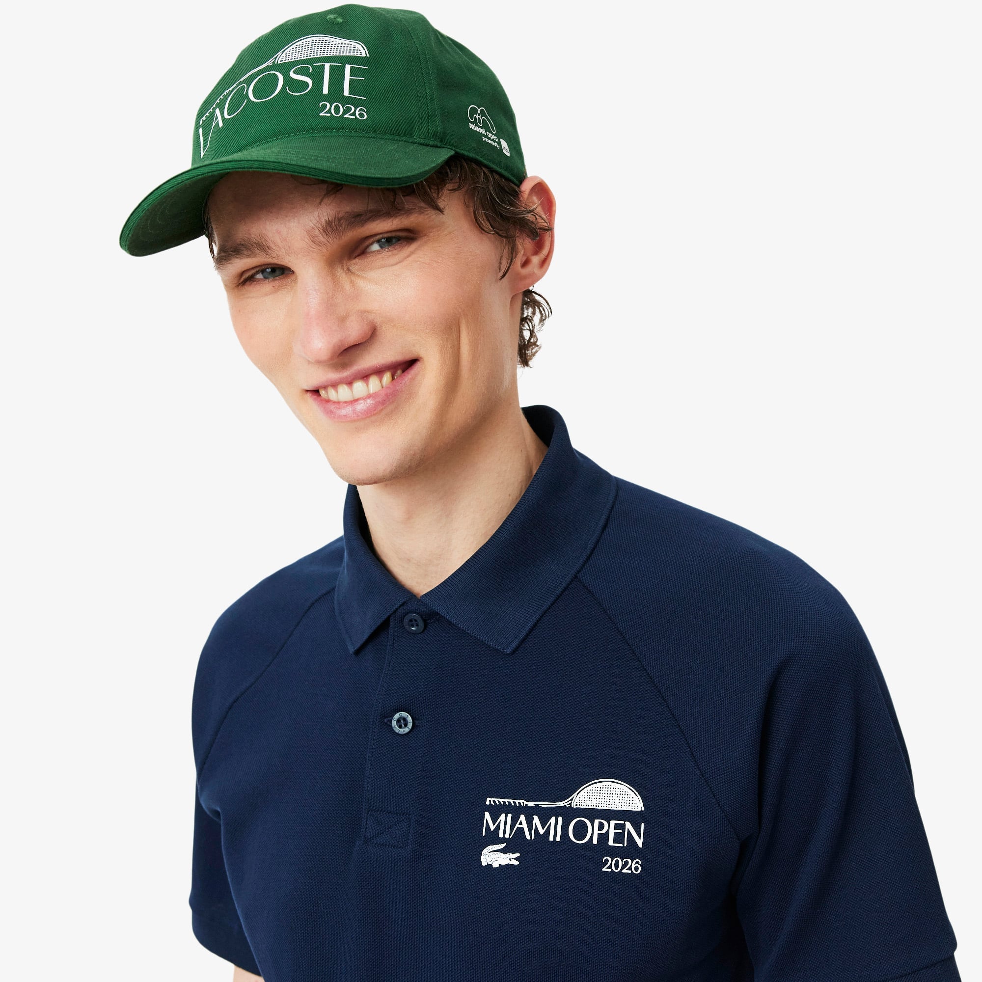 Miami Open Edition Petit Piqué Polo - Navy Blue