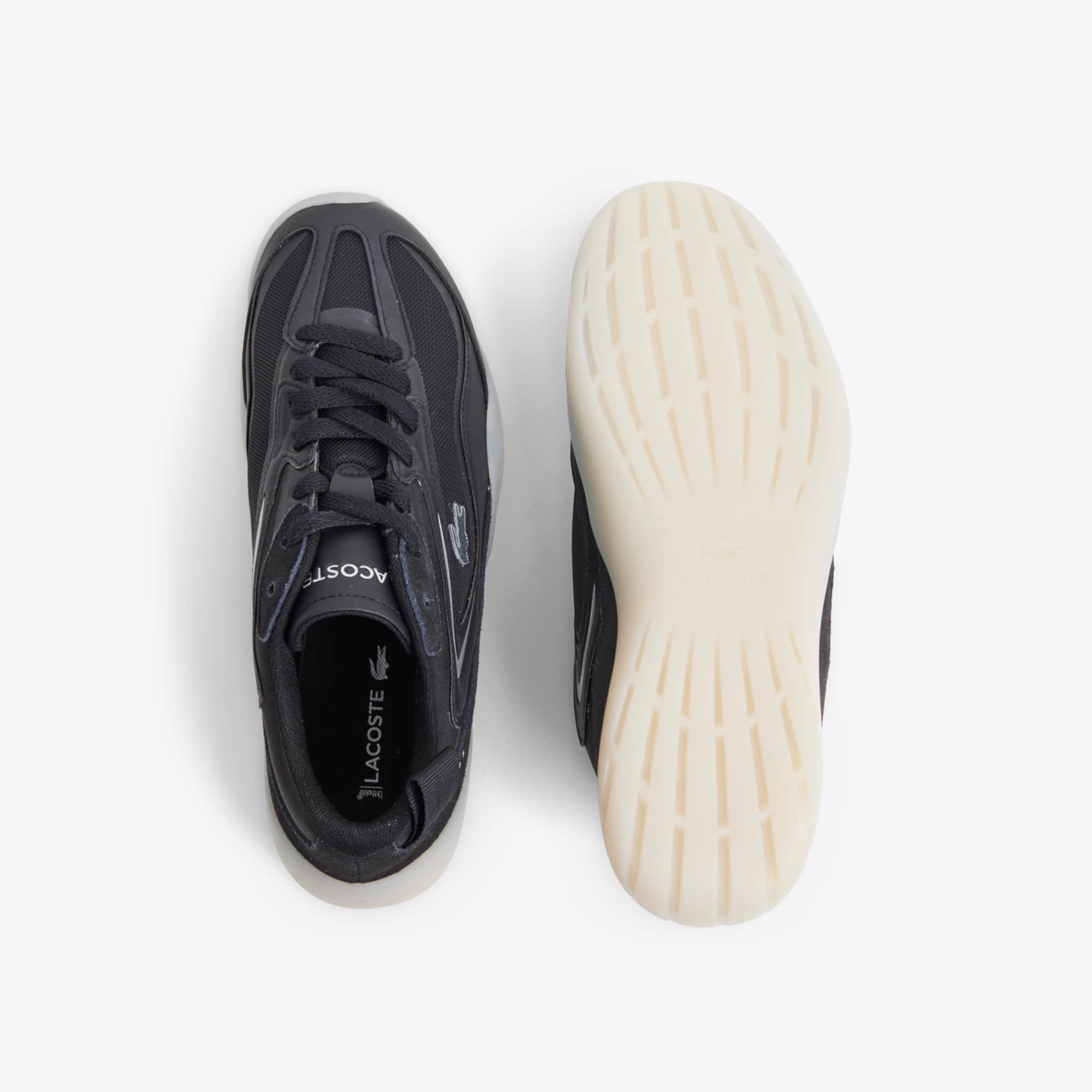 Women's Side Low Sneakers - BLACK/OFFWHITE