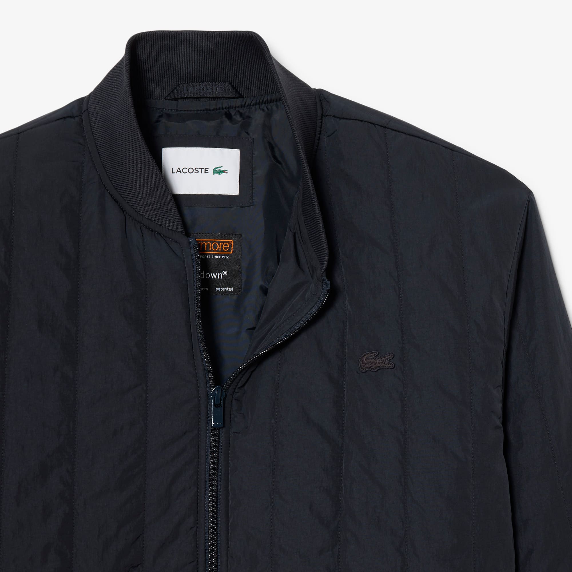 Lightweight Water-Repellent Quilted Puffed Jacket - Black
