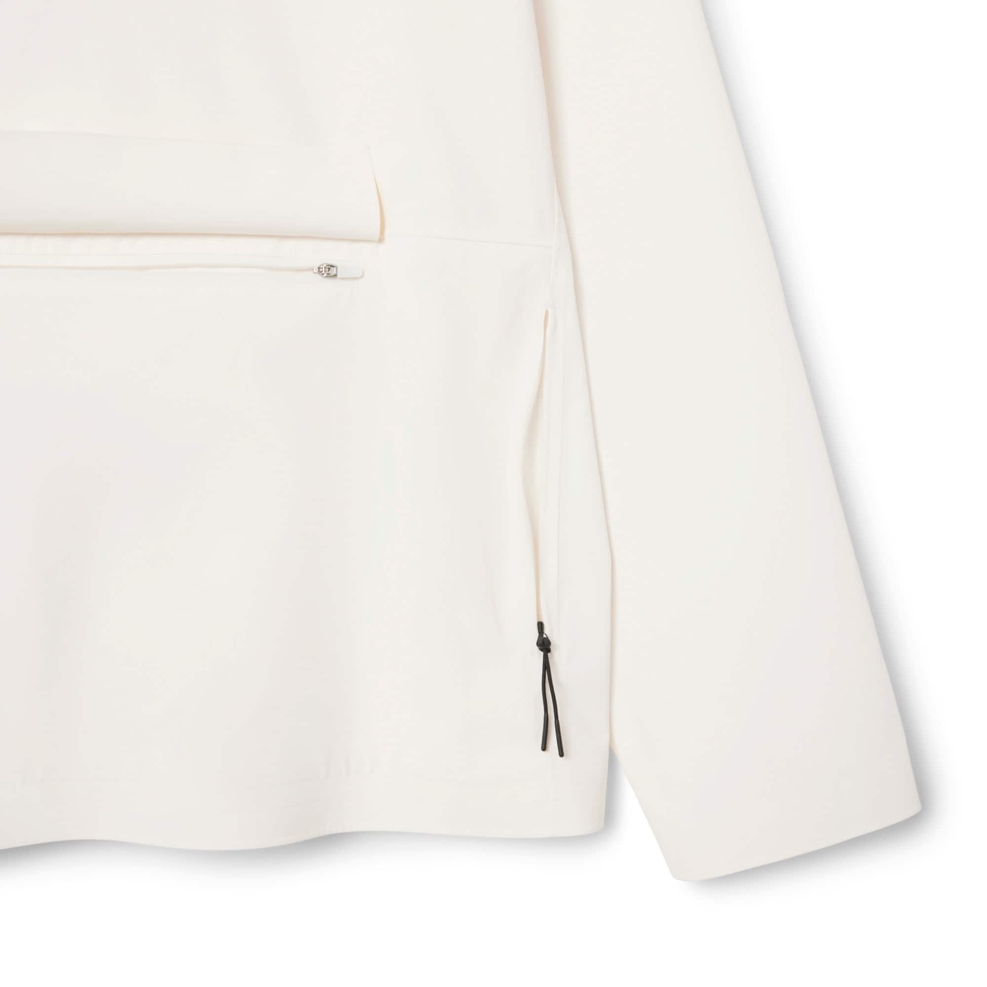 Men's Technical Water-Repellent Popover Jacket - White