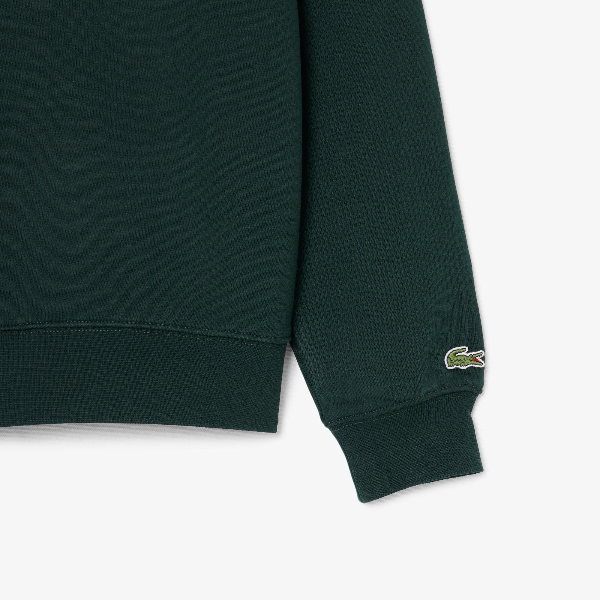 Men's Classic Fit Printed Crew Neck Sweatshirt - Forest green