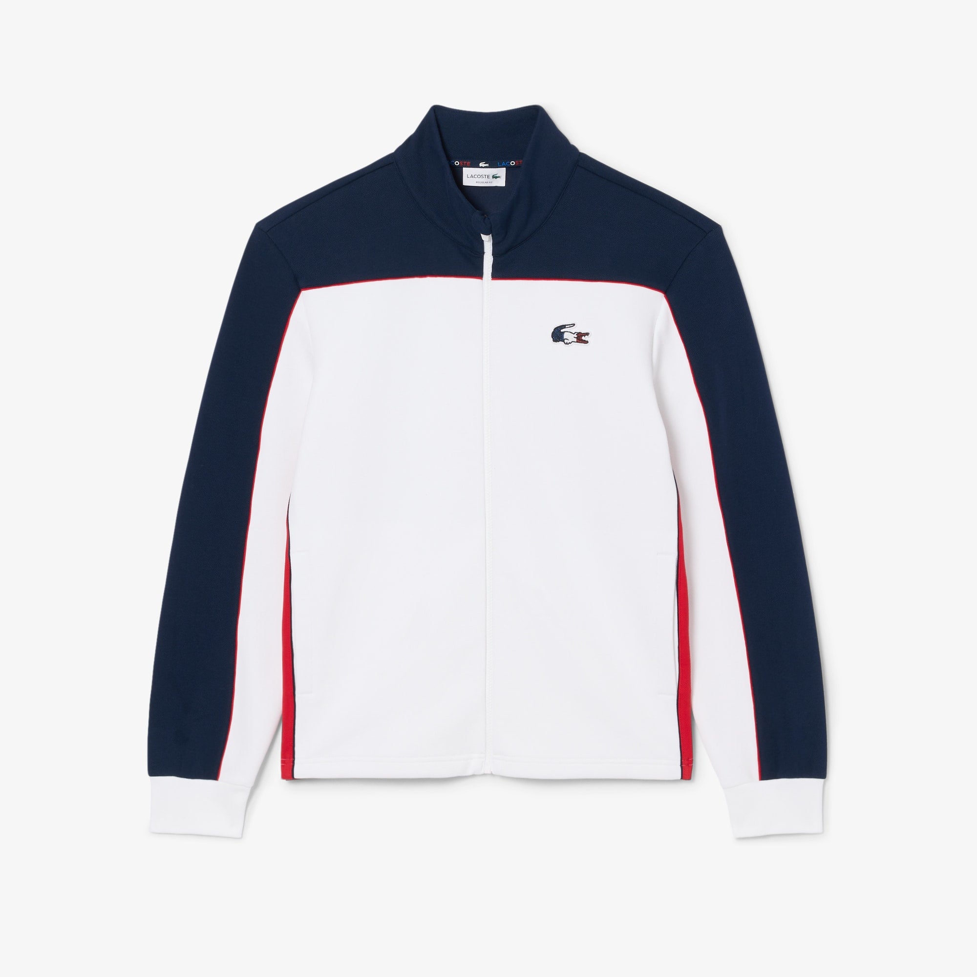 French Tennis Team Ceremony Jacket - Navy Blue / White / Red