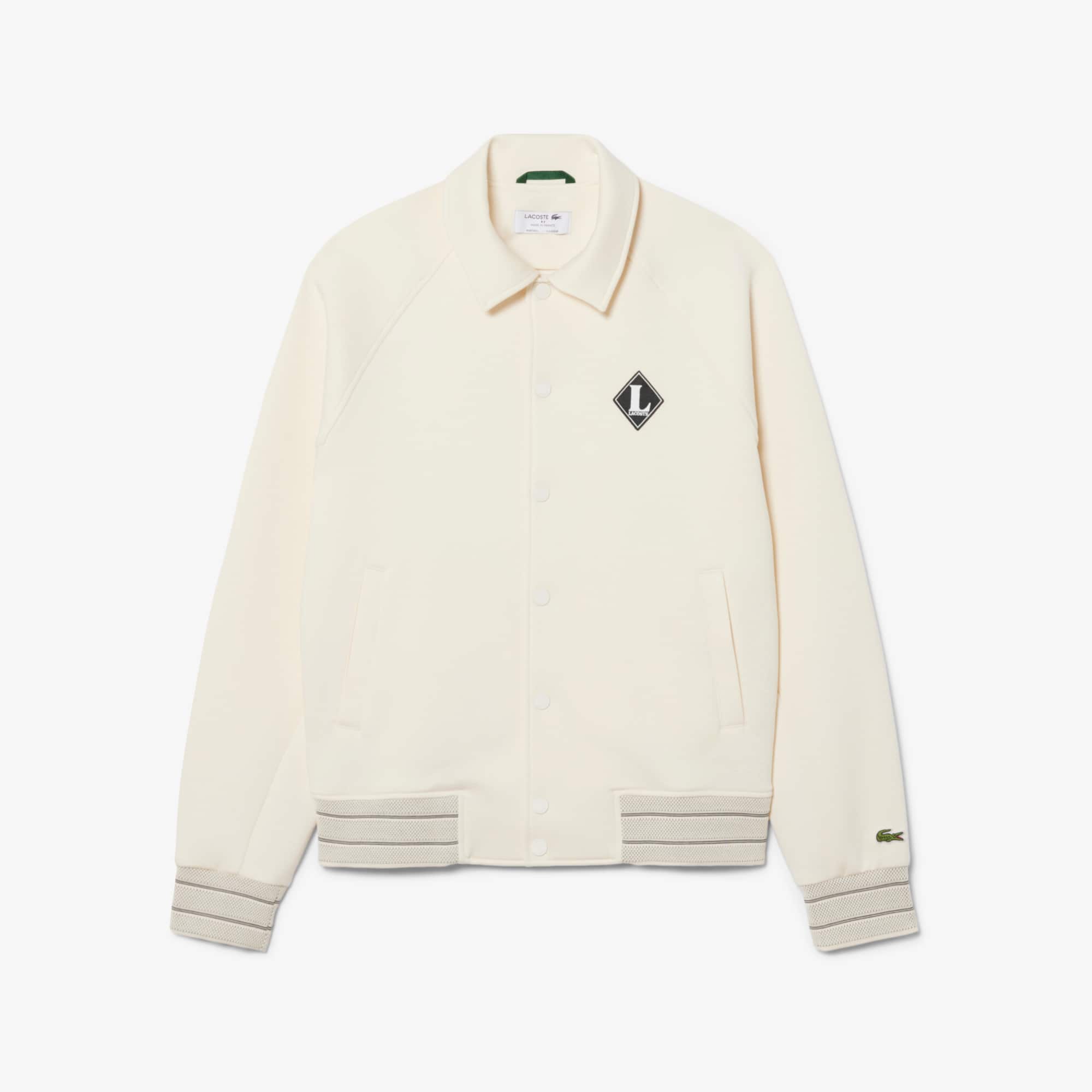 Made In France Retro Badge Jacket - Cream