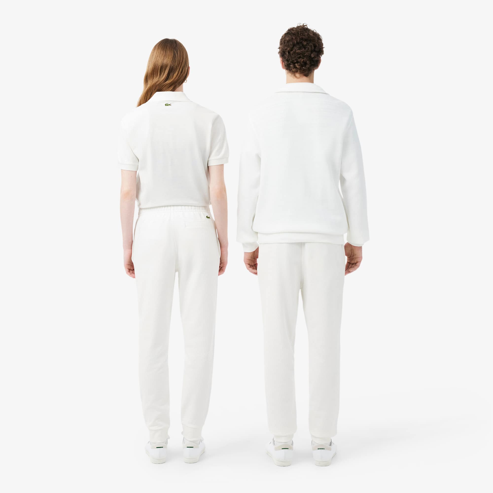 Embossed Branding Sweatpants - White