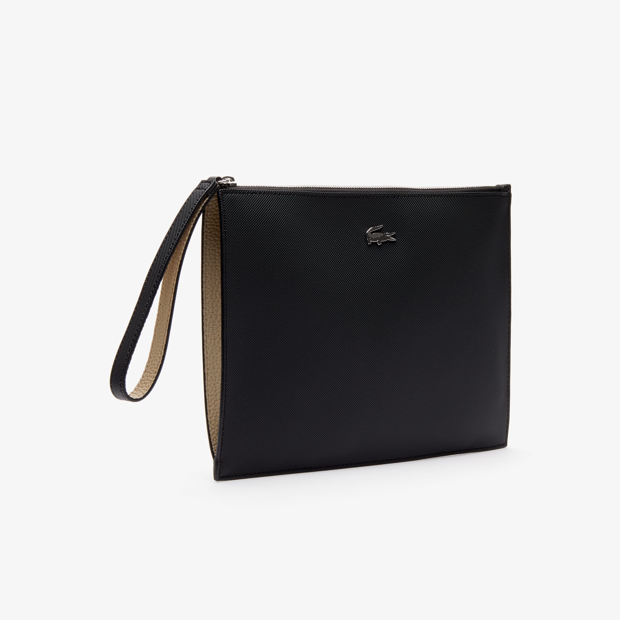 Anna Piqué Canvas Pouch - Noir krema