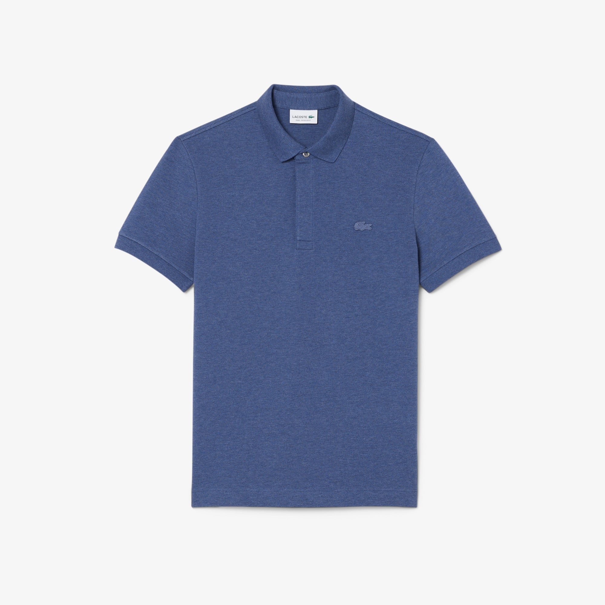 Men's Regular Fit Paris Stretch Piqué Polo - Bleu Chine