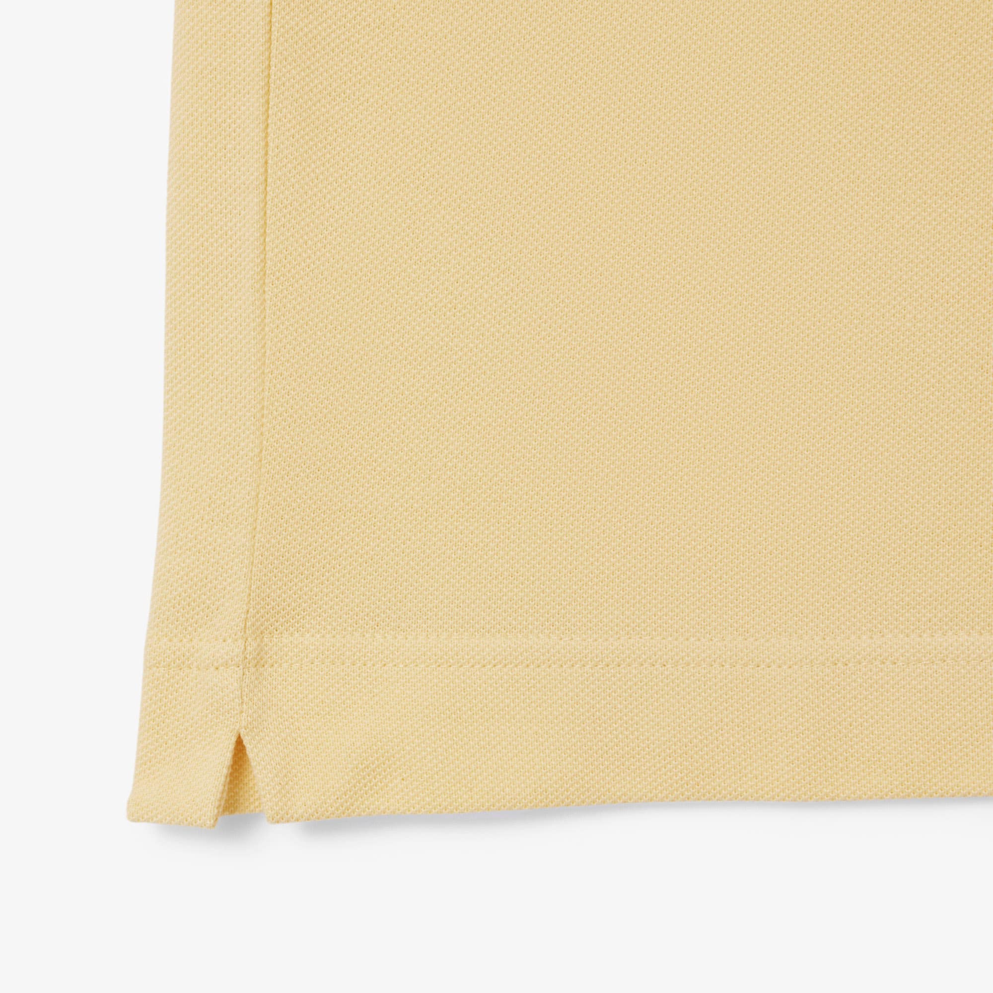 Unisex Classic Fit Signature Print Polo - Yellow