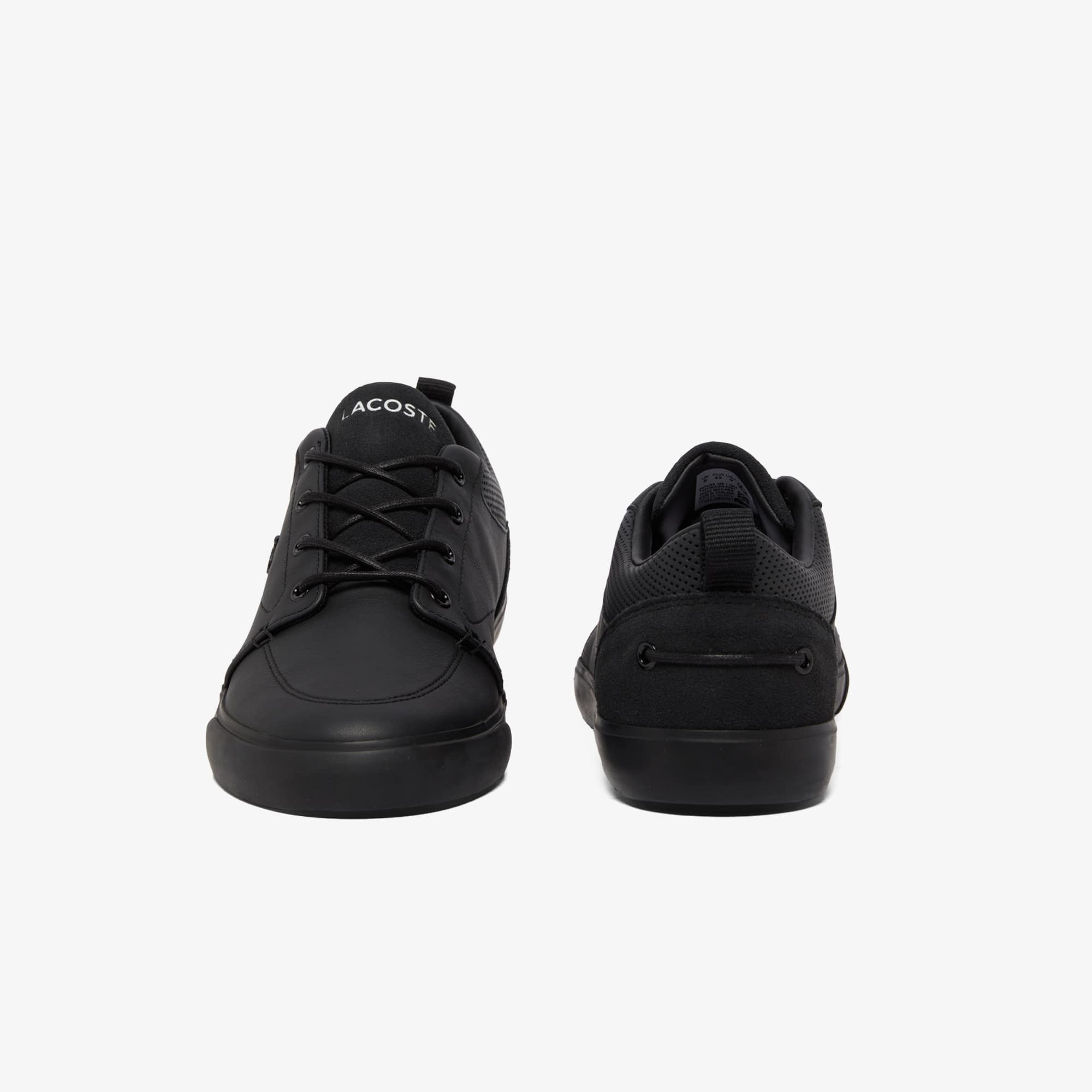 Men's Bayliss Leather Sneakers - BLK/BLK