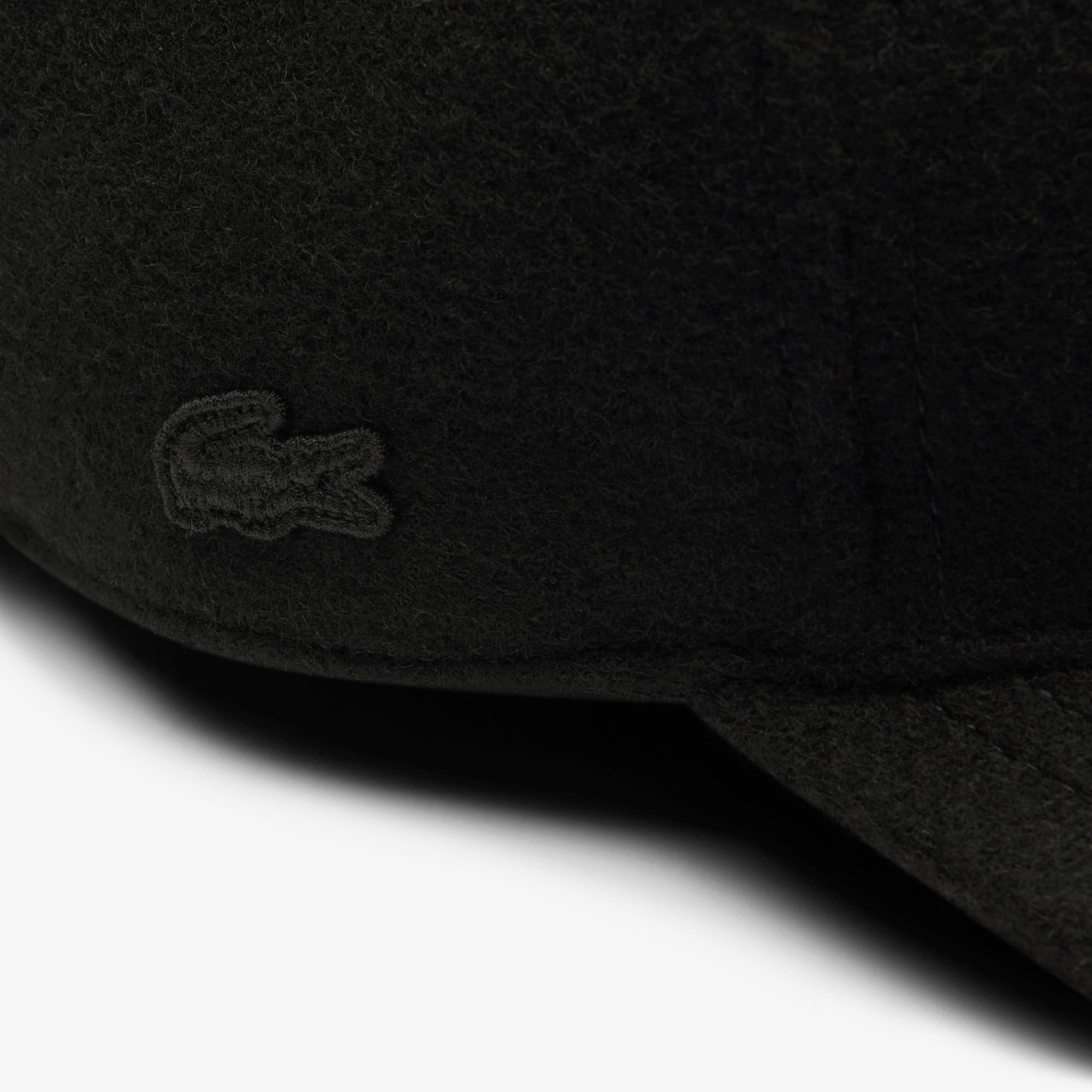 Unisex Wool Felt Baseball Cap - Black