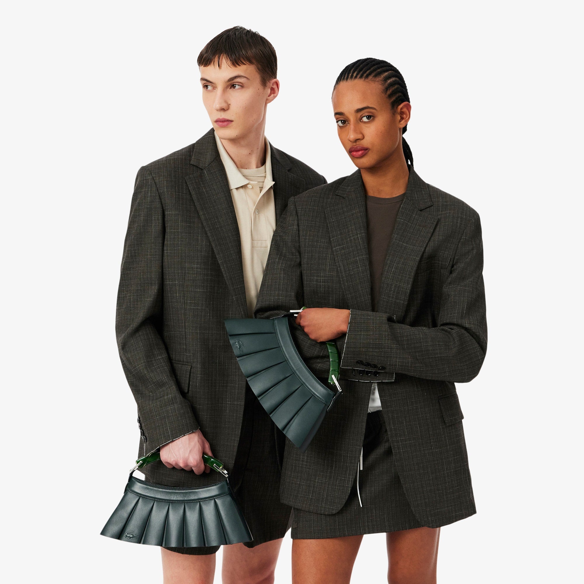 Runway H Lenglen Leather Bag - Green gables
