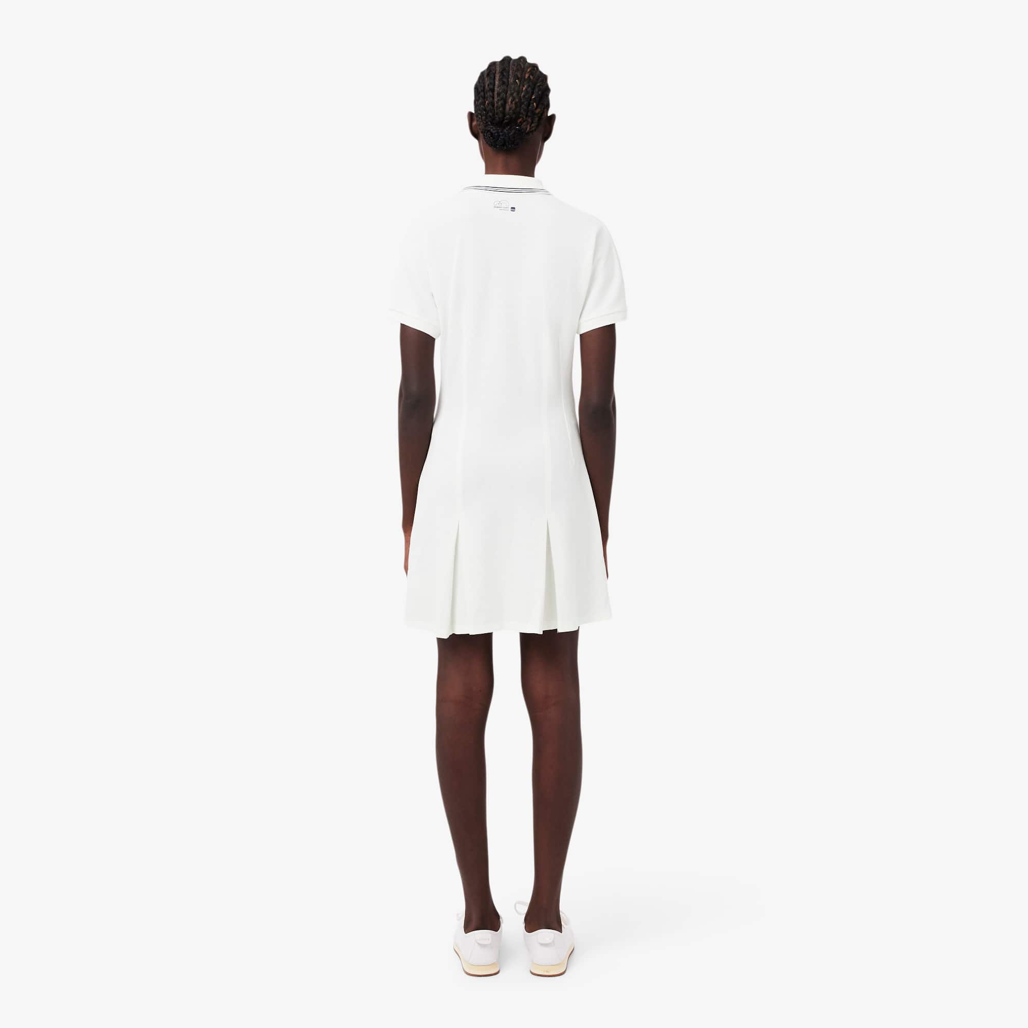 Miami Open Edition Polo Collar Dress - White