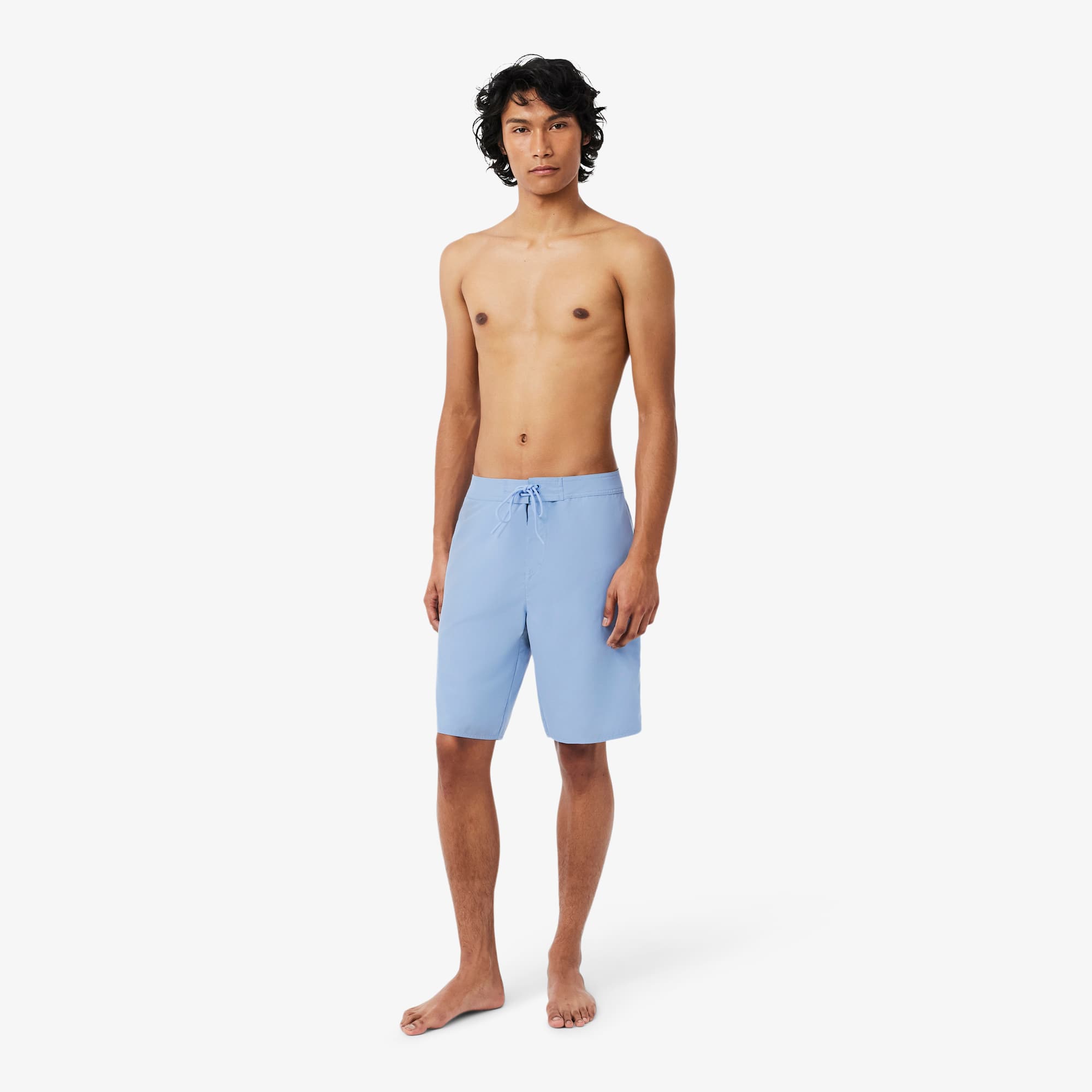 Long Surfer Swim Trunks - Light Blue