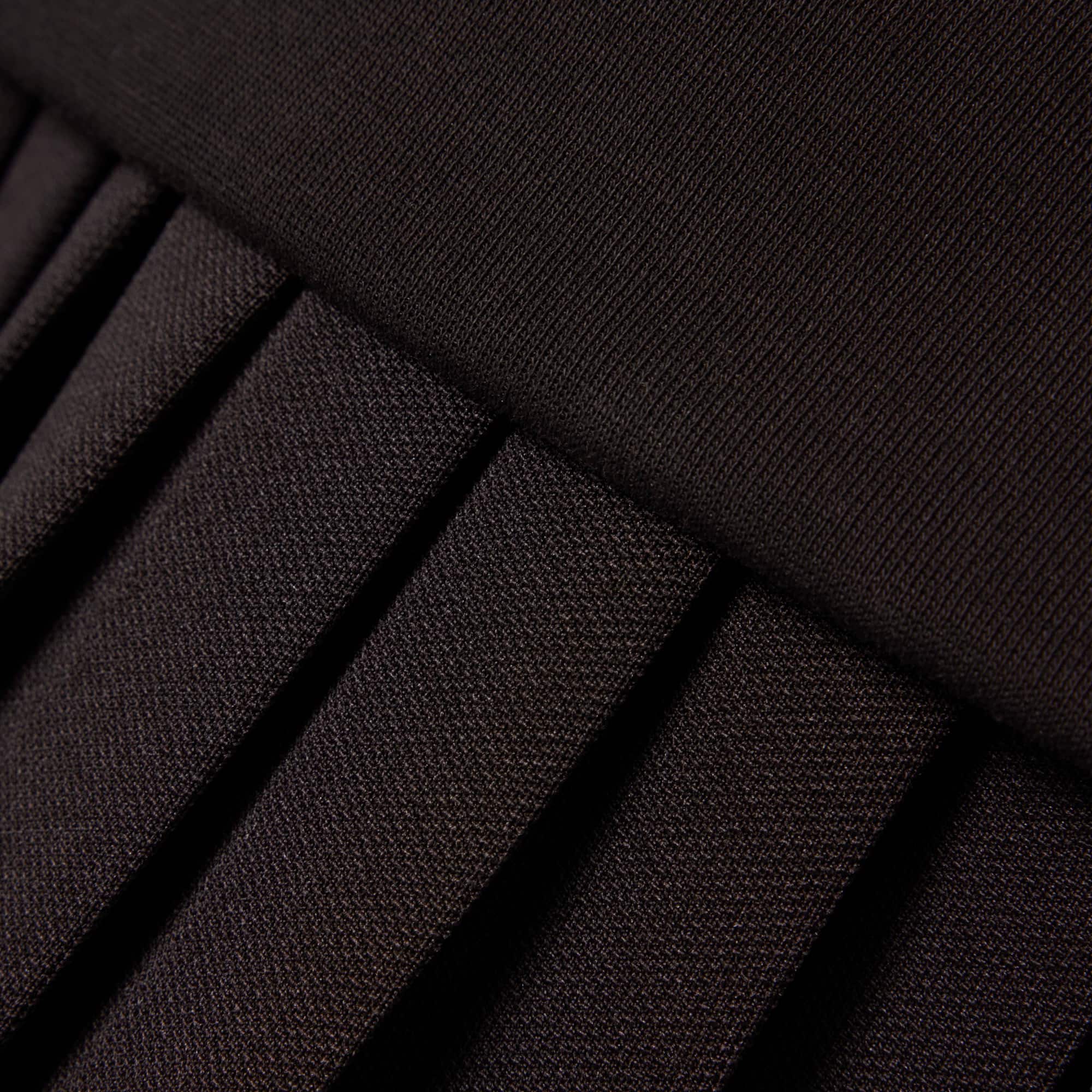 Pleated Cotton Skirt - Brown