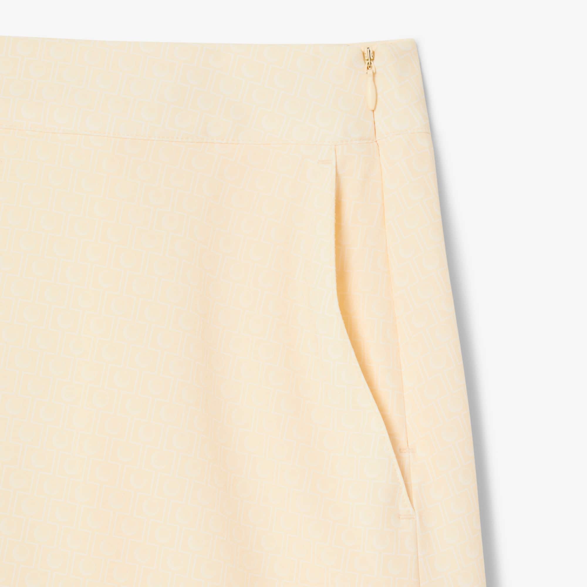 Women's Ultra Dry Lined Golf Skirt - Beige / Blanc / Beige