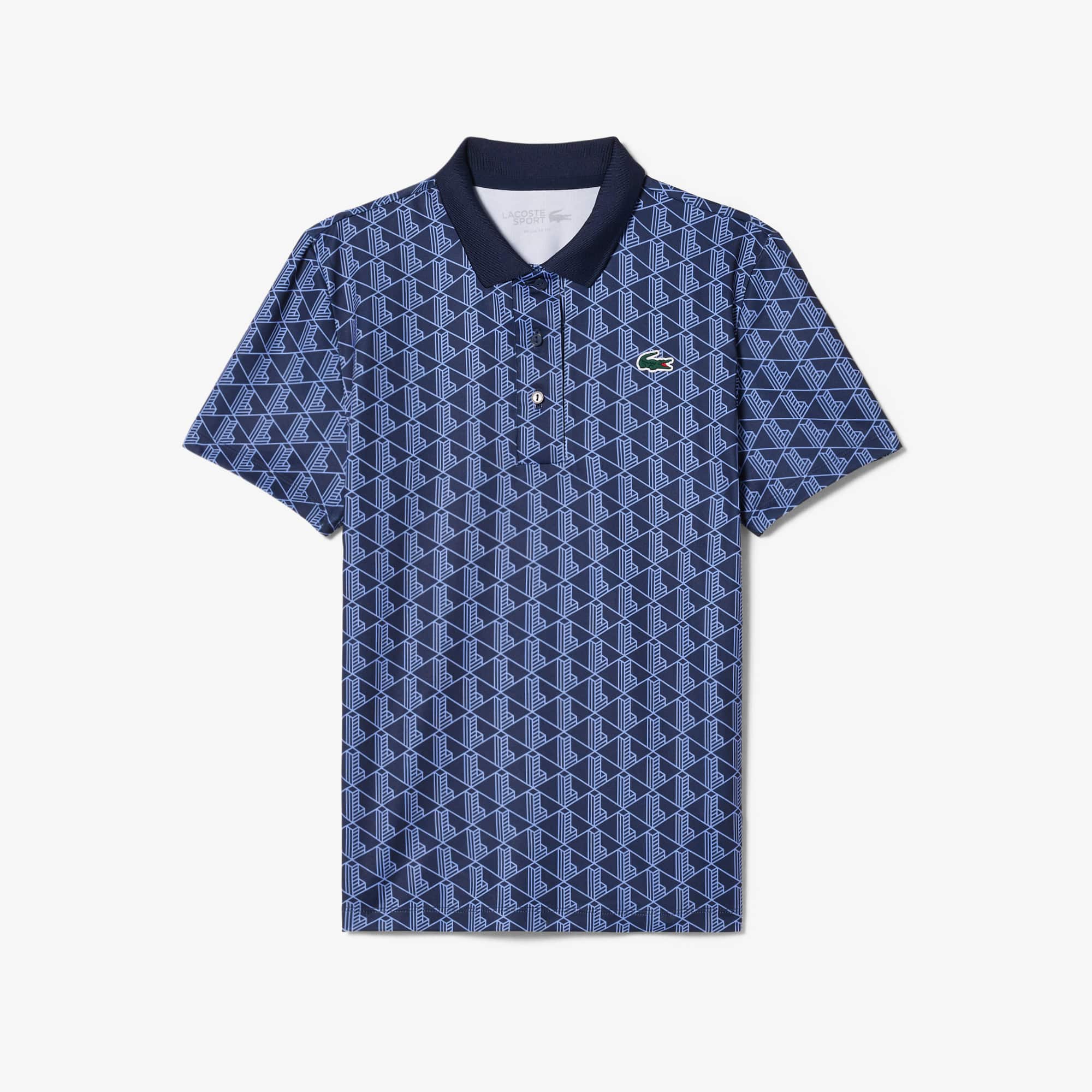 Women's Regular Fit UV Protect Golf Polo - Navy Blue / Purple