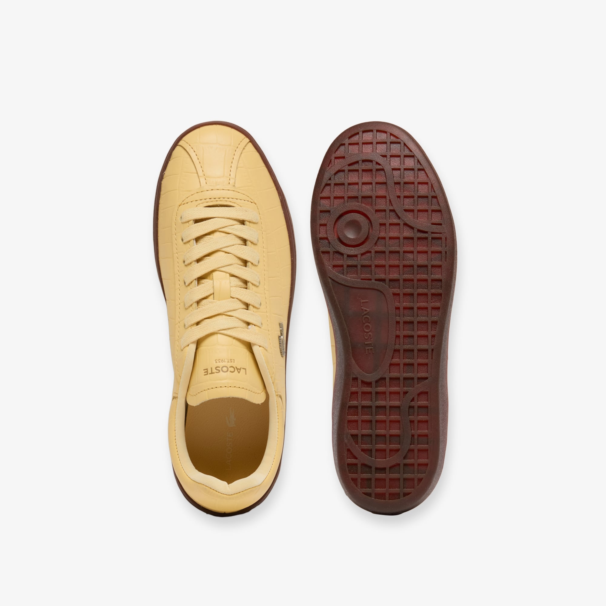 Women's Baseshot Leather Sneakers - NAT/GUM